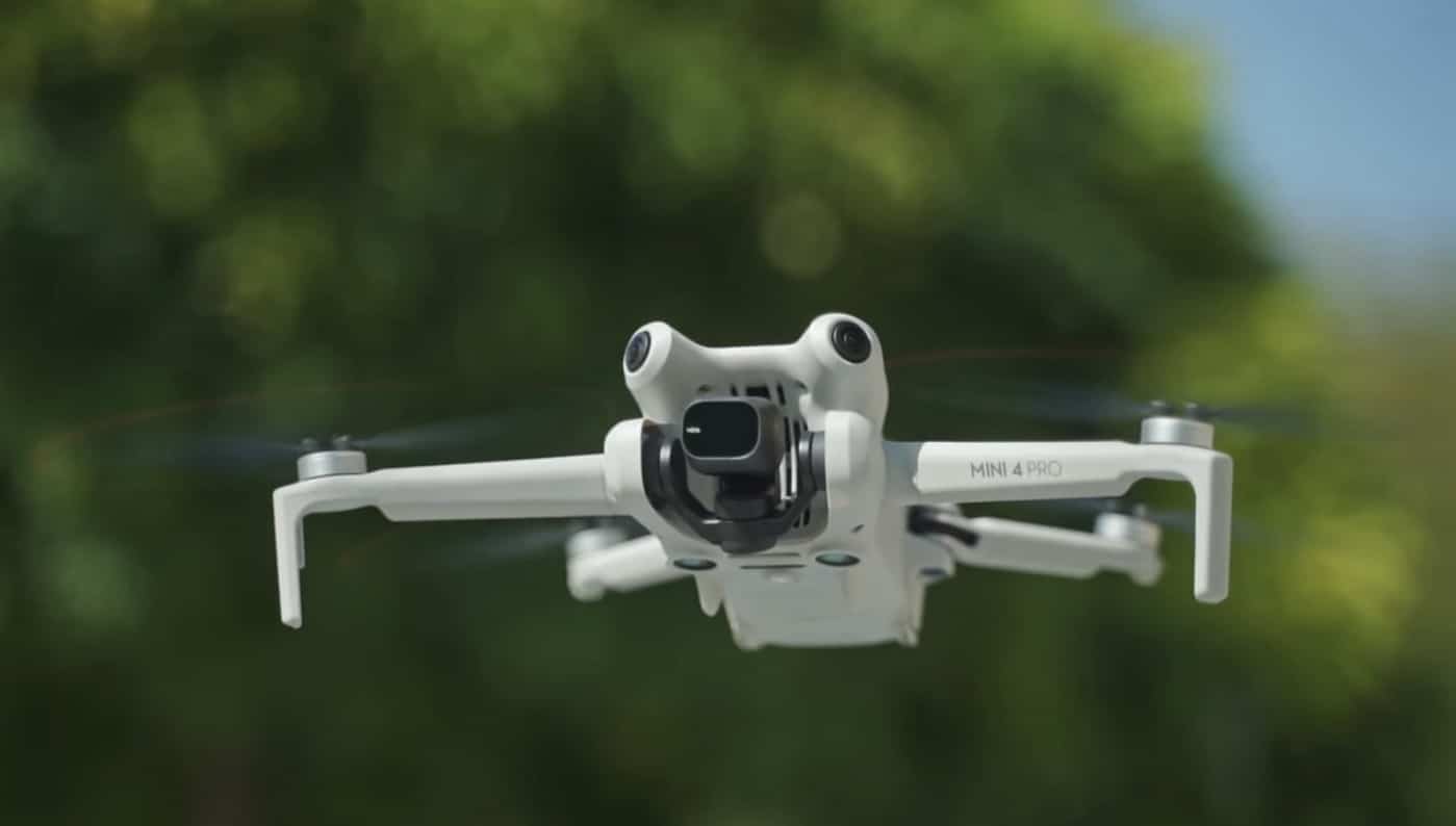 The Mini 4 Pro, at 249 grams, packs small enough for any backpack.