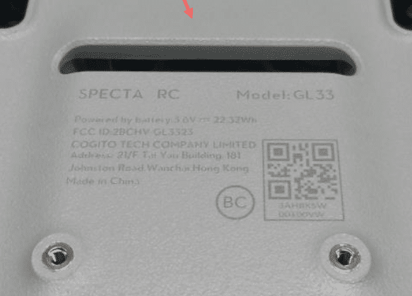 Further evidence tying the Specta Air drone back to the DJI Air 3.