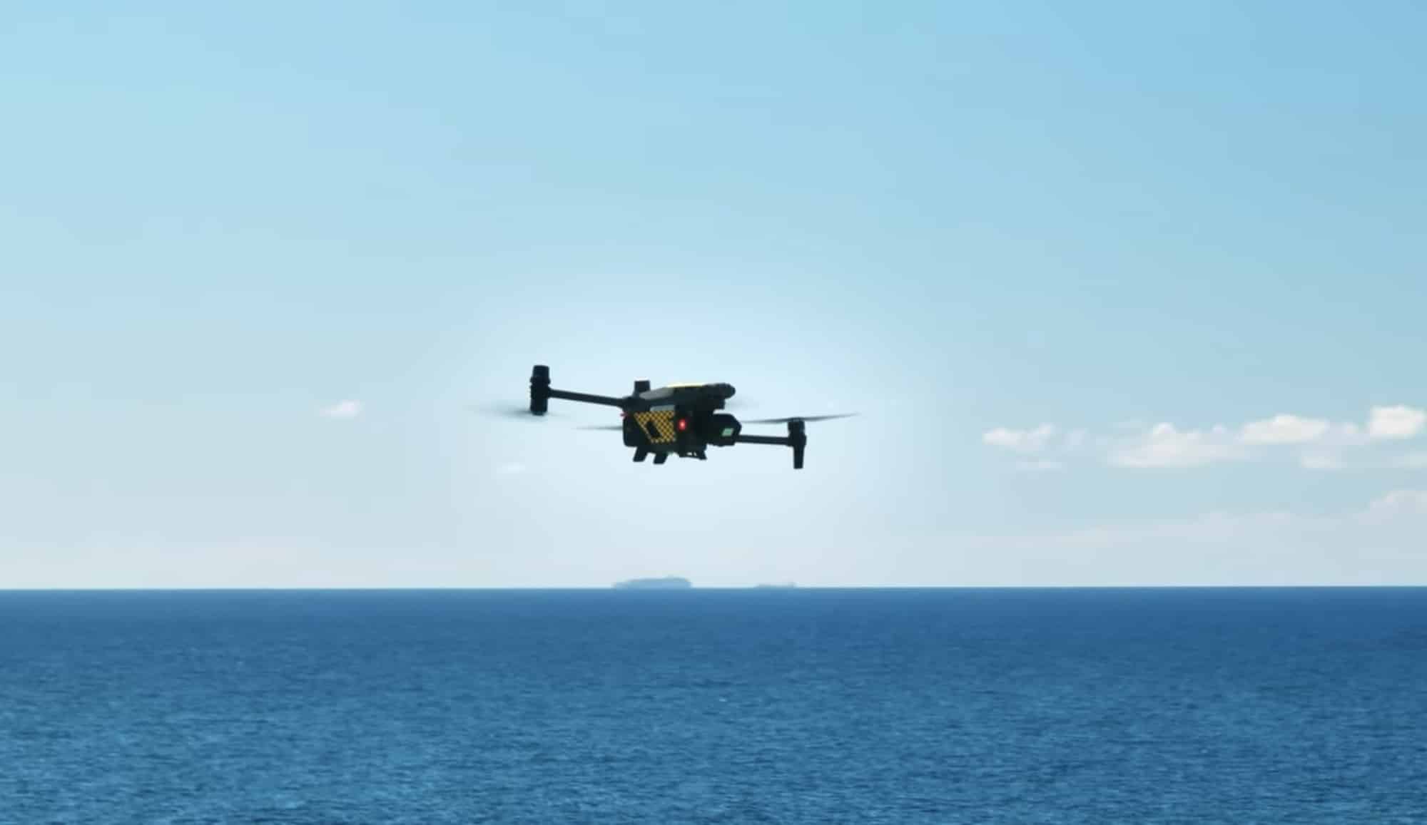 DJI Enterprise drone supporting Surf Life Saving Queensland public safety work.