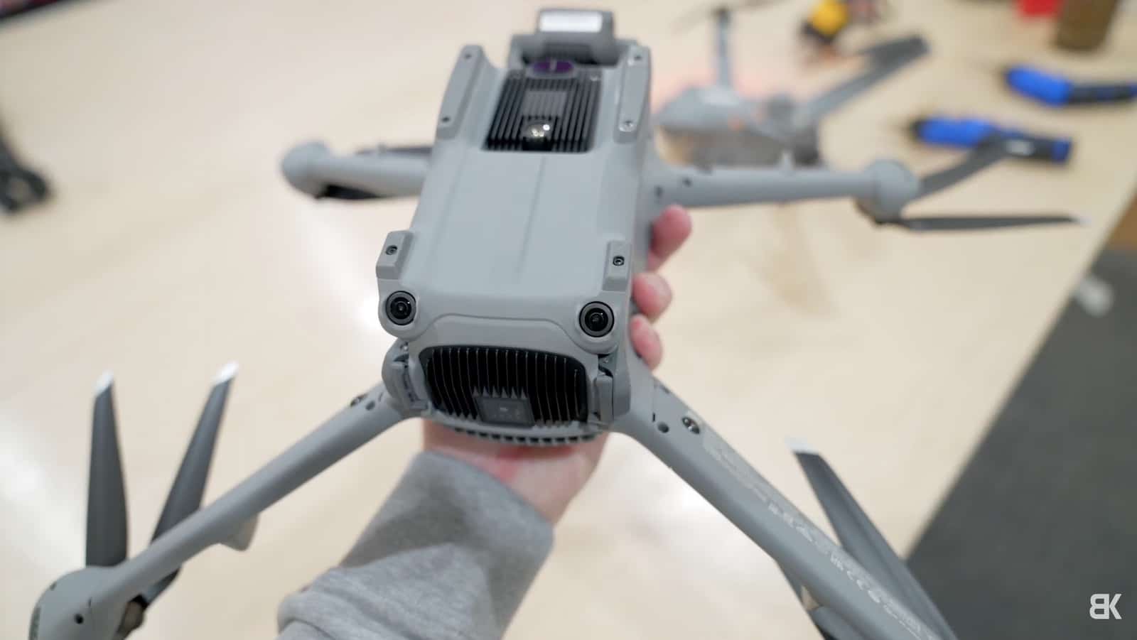 The enterprise drone tops out at roughly 47 mph (76 km/h).