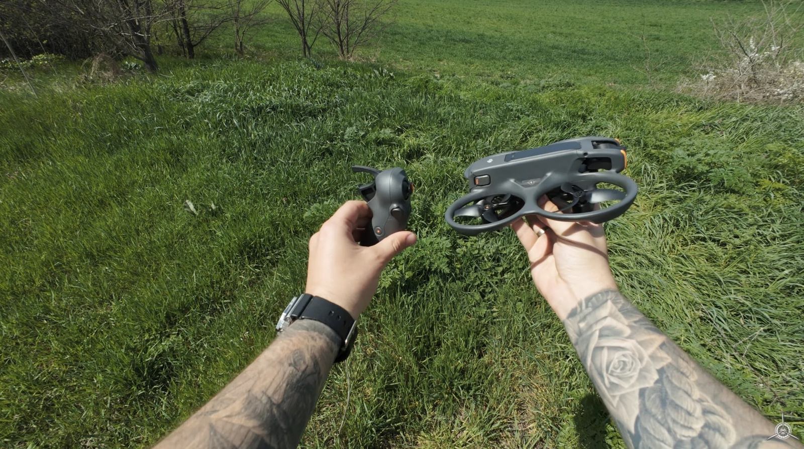 DJI Avata 2 set to 4K at 60 frames per second for cinematic capture.