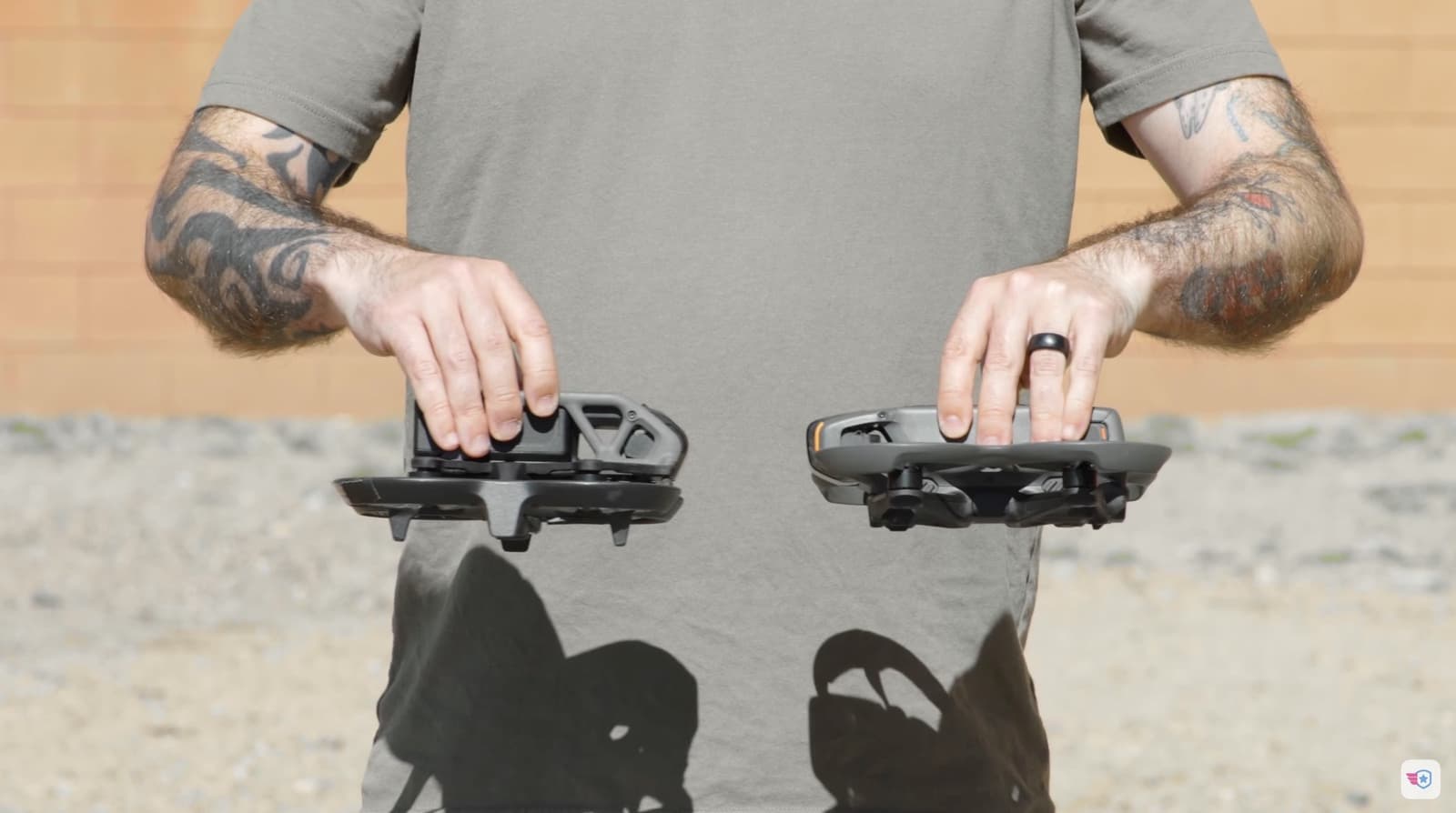 Review still of the DJI Avata 2 from the build walkthrough.
