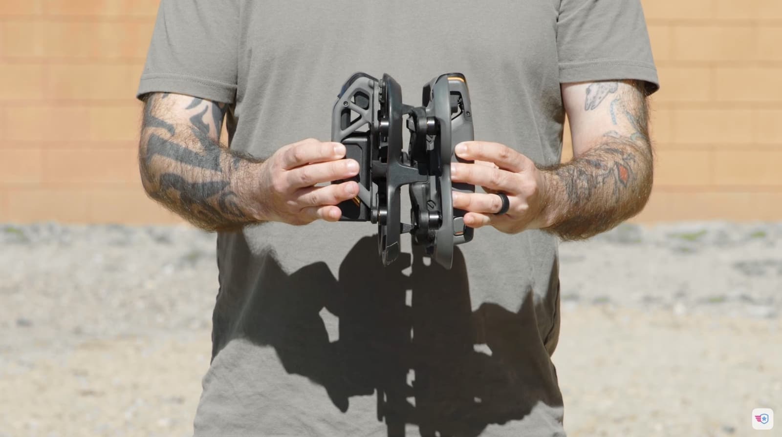Another view of the DJI Avata 2 body from the review.