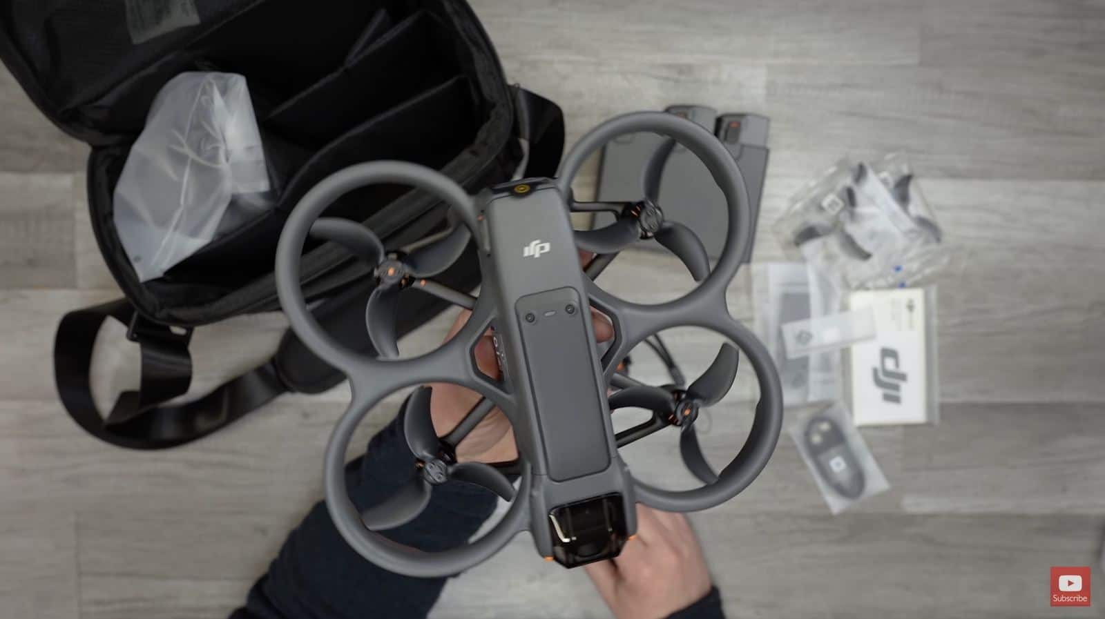 Slimmer Avata 2 airframe, roughly 30 grams lighter than the original Avata.