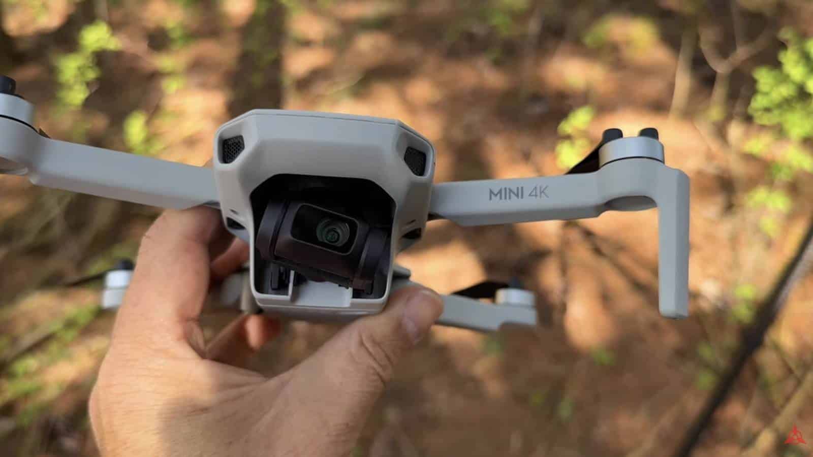 The DJI Mini 4K, which records 4K at 30 frames per second.