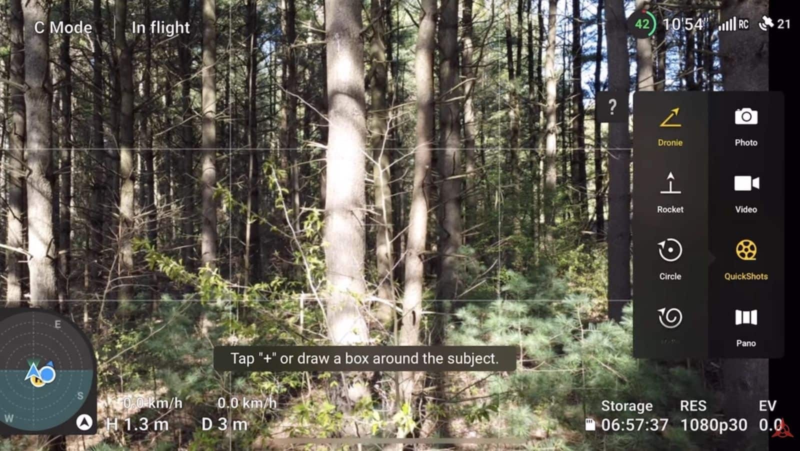 The Mini 4K, rated for 6.2 miles (10 kilometers) of OcuSync 2.0 range.