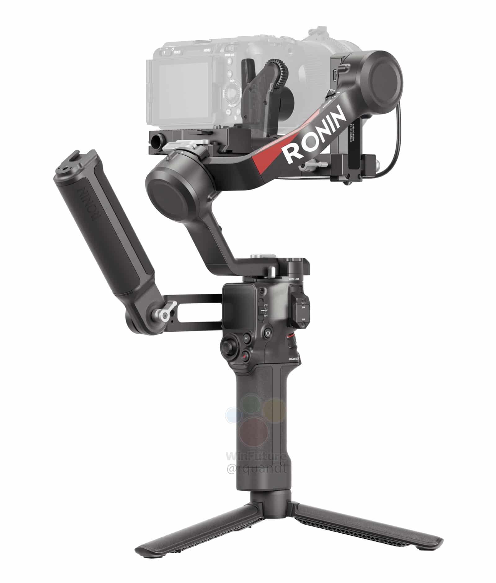 Another leaked view of the DJI RS 4 Pro ahead of its launch.