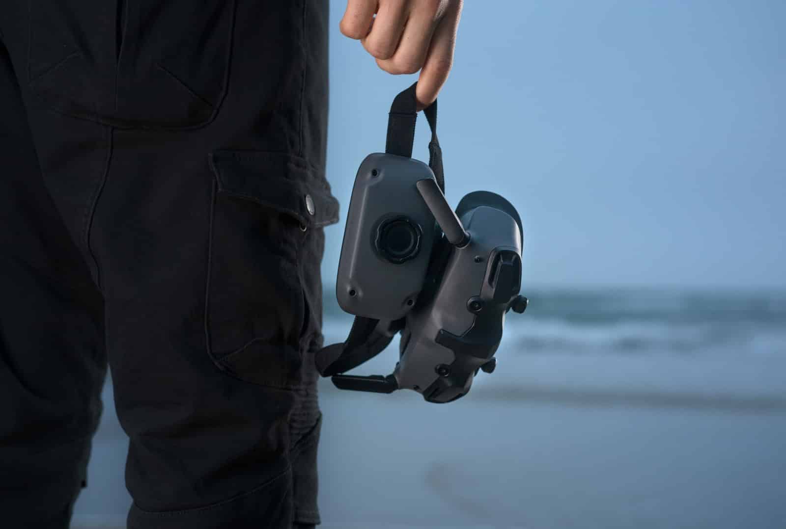 Product view of the DJI Goggles 3 FPV headset launched alongside Avata 2.
