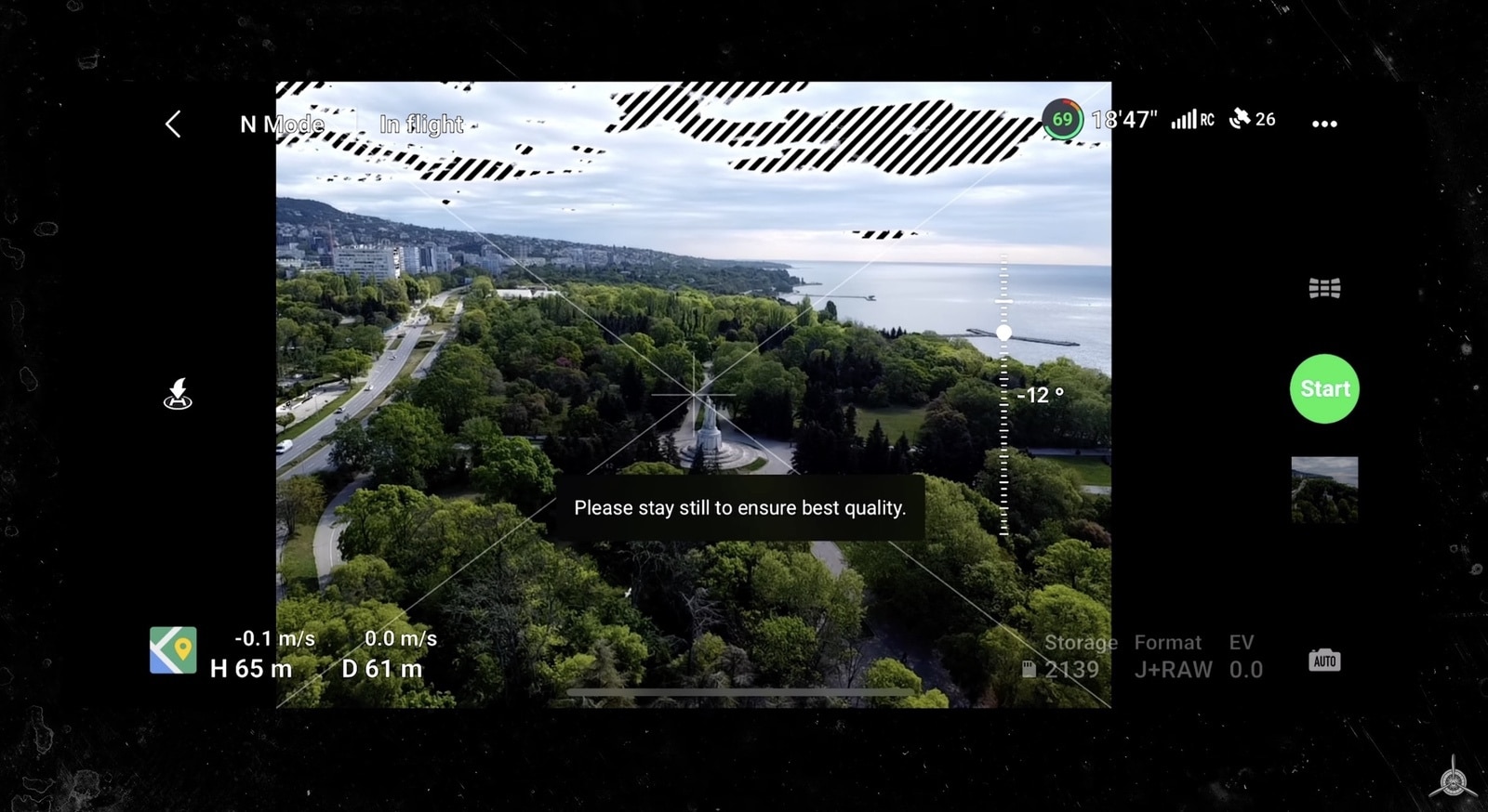 Sample frame from the Mini 4K camera showing punchy colors straight off the card.