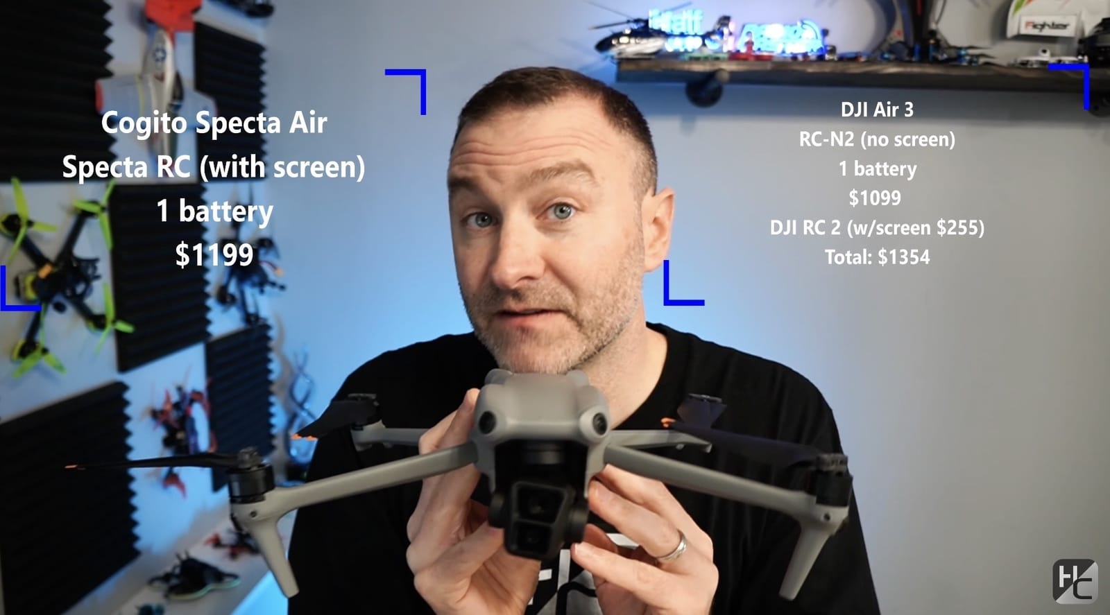The Specta Air with its remote controller, a 1,200 dollar package from Cogito.