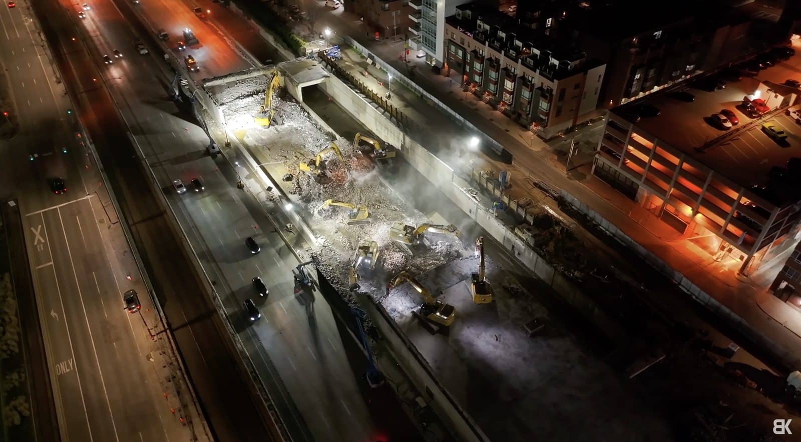 The I-95 cap site that will become a new Philadelphia park.