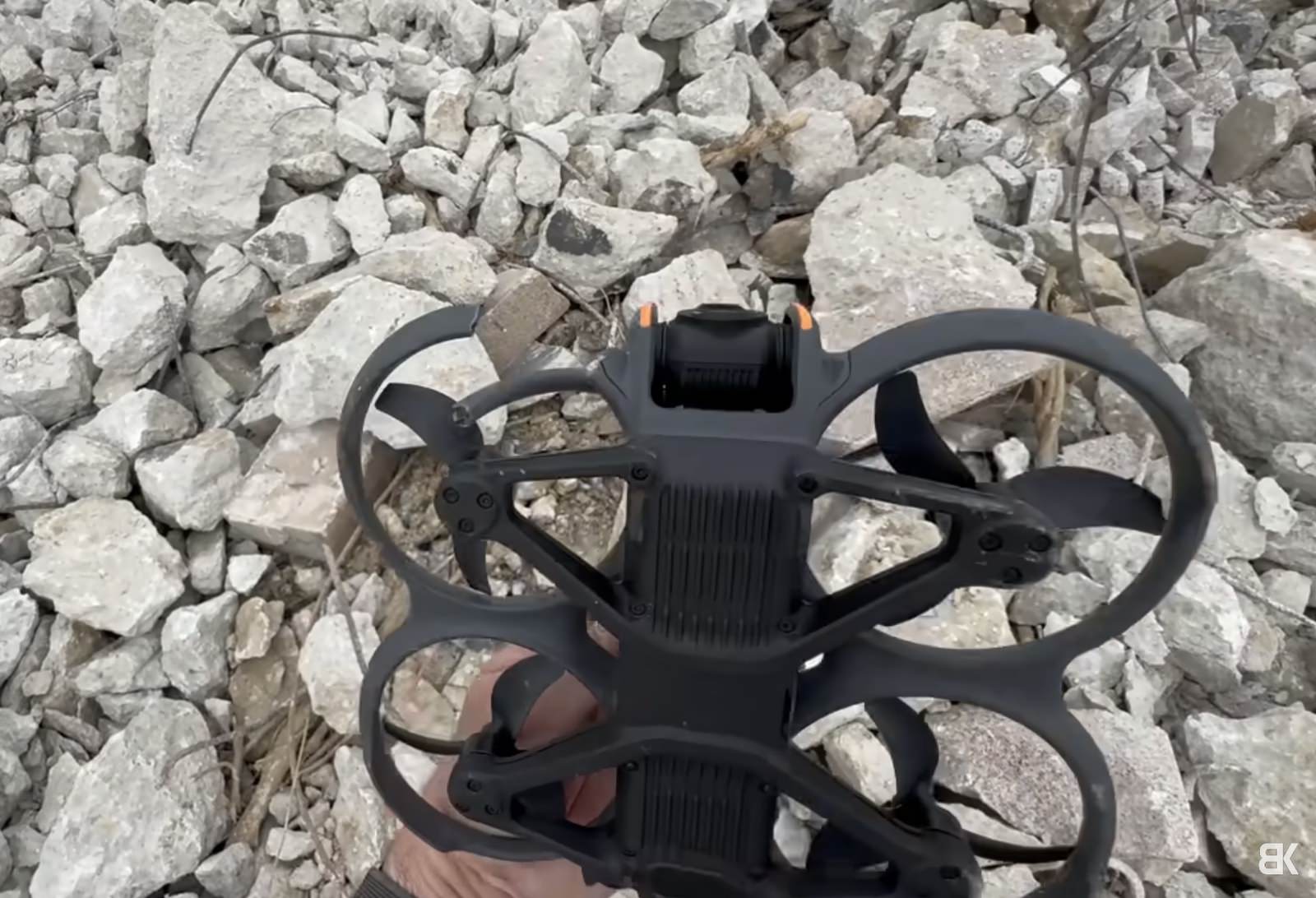 Rebar and metal strands under the stands that snag FPV drones.