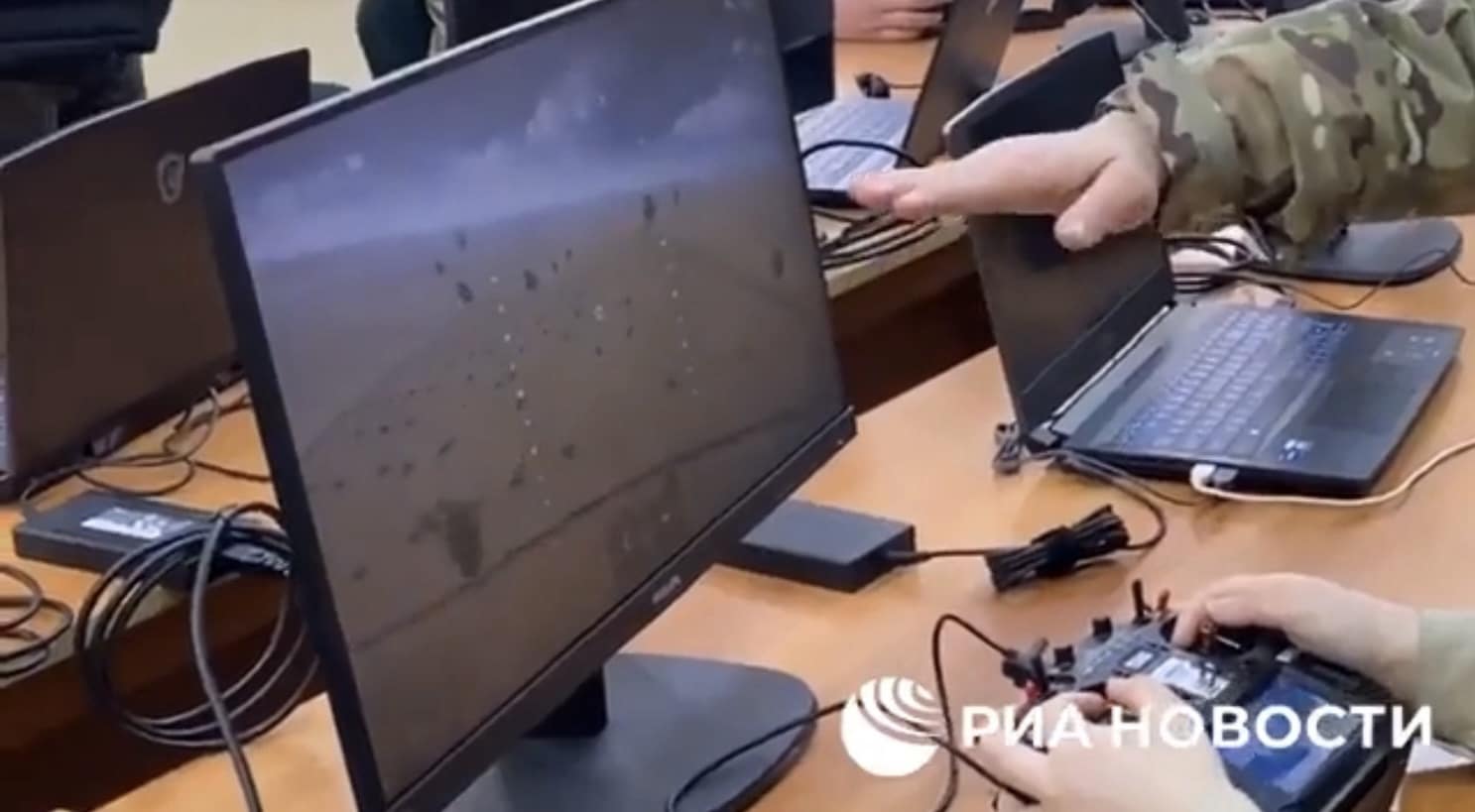 Photo shared by The Informant illustrating Russia's new school drone training push.