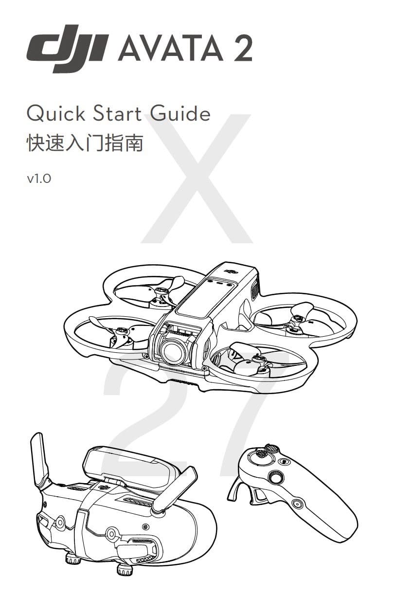 Leaked DJI Avata 2 marketing page from the quick start guide obtained by Jasper Ellens.