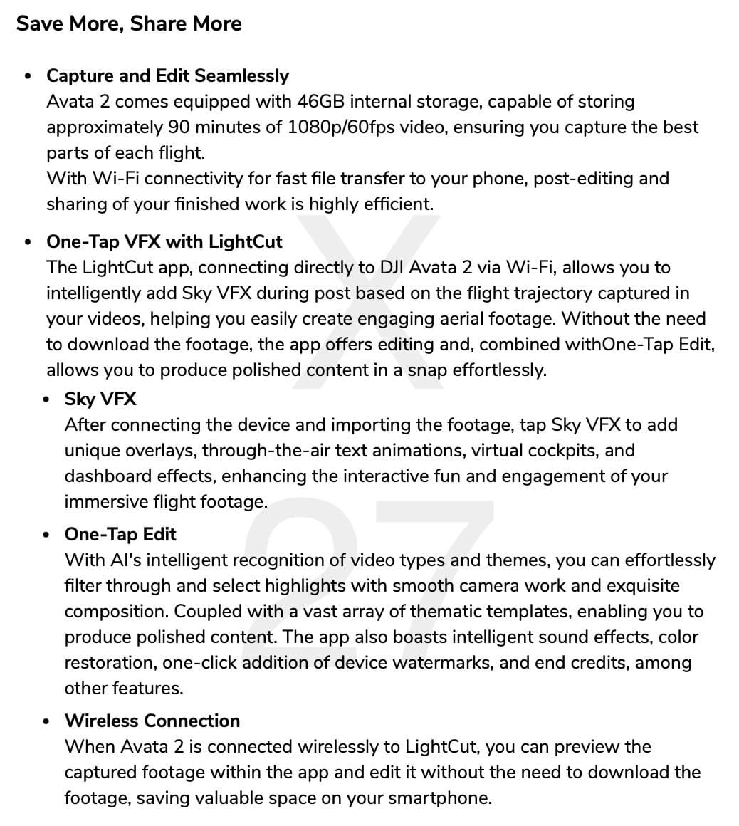 Final leaked page from the DJI Avata 2 quick start guide.