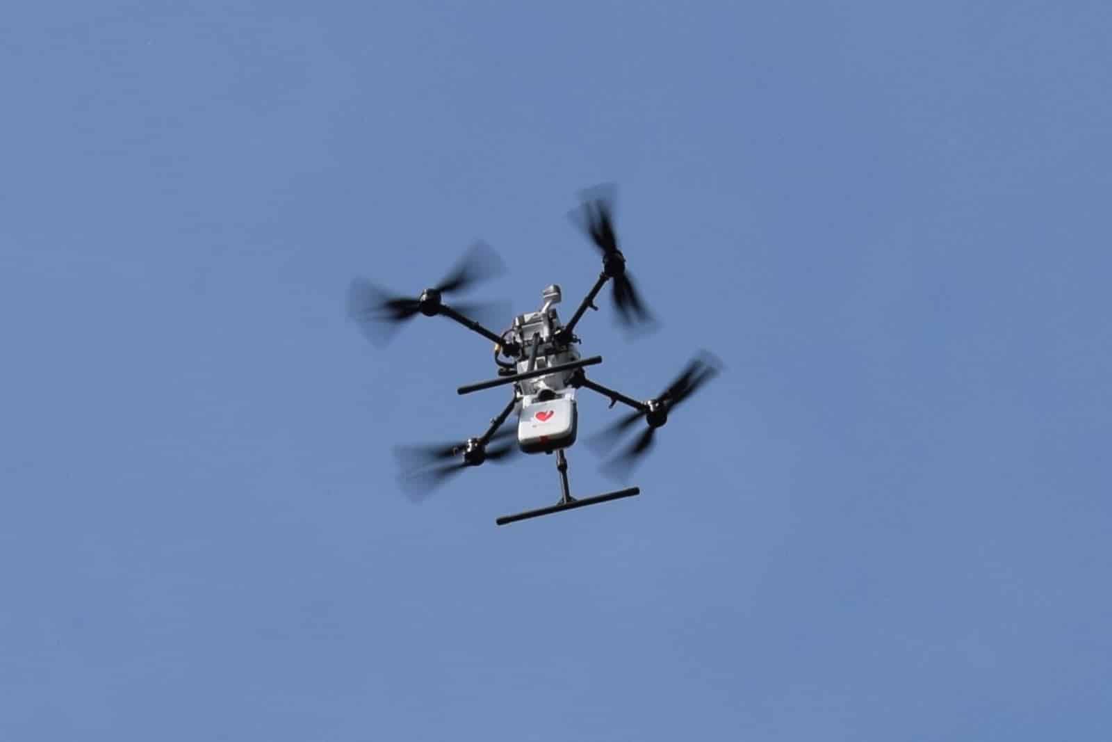Forsyth County Shows Drone-Delivered AED in Simulated Emergency