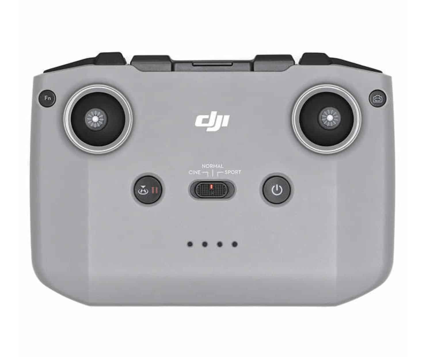 The grey DJI RC-N1 remote controller viewed from the front.