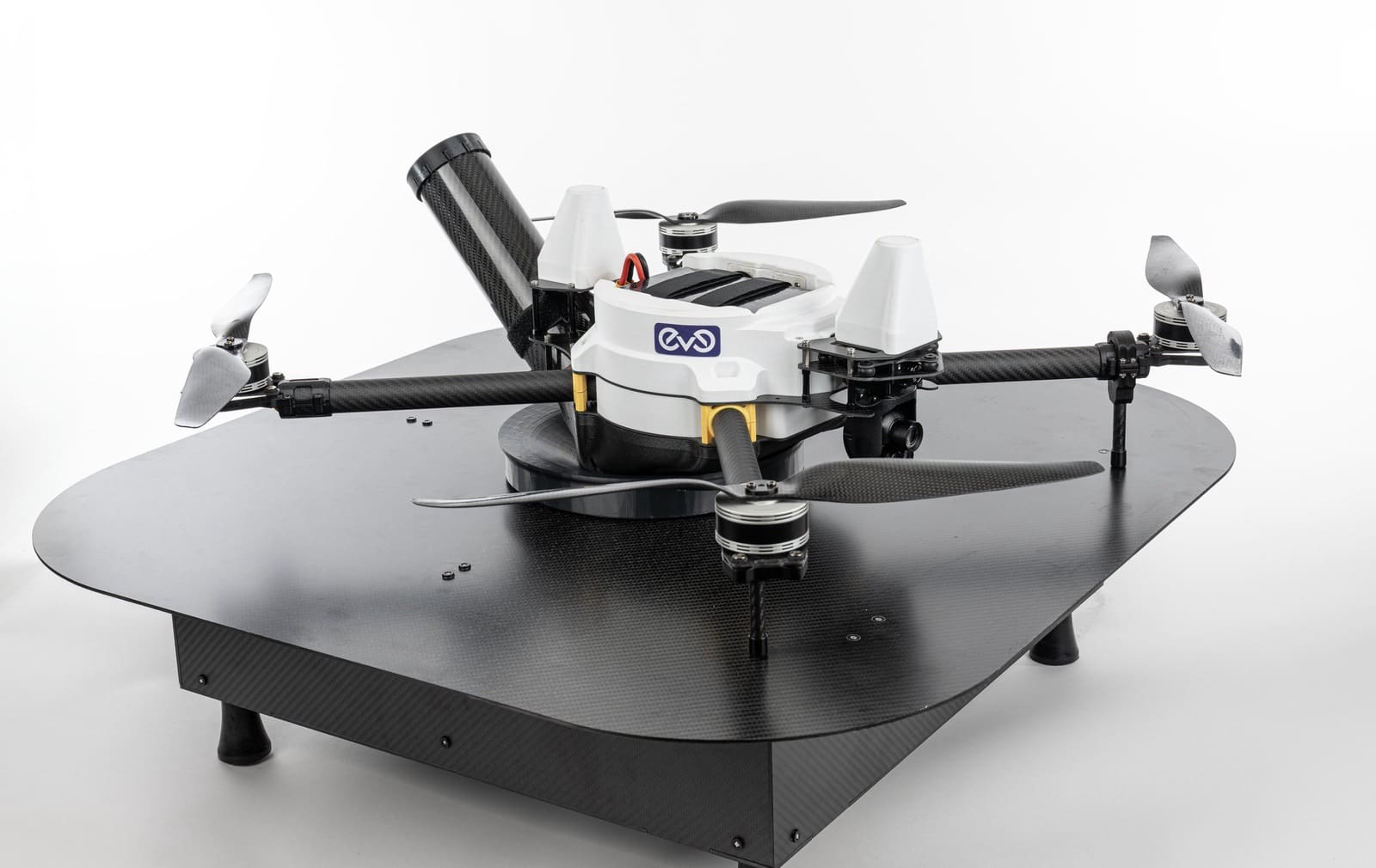 The AV8 autonomous drone built by Austin startup eve Vehicles.