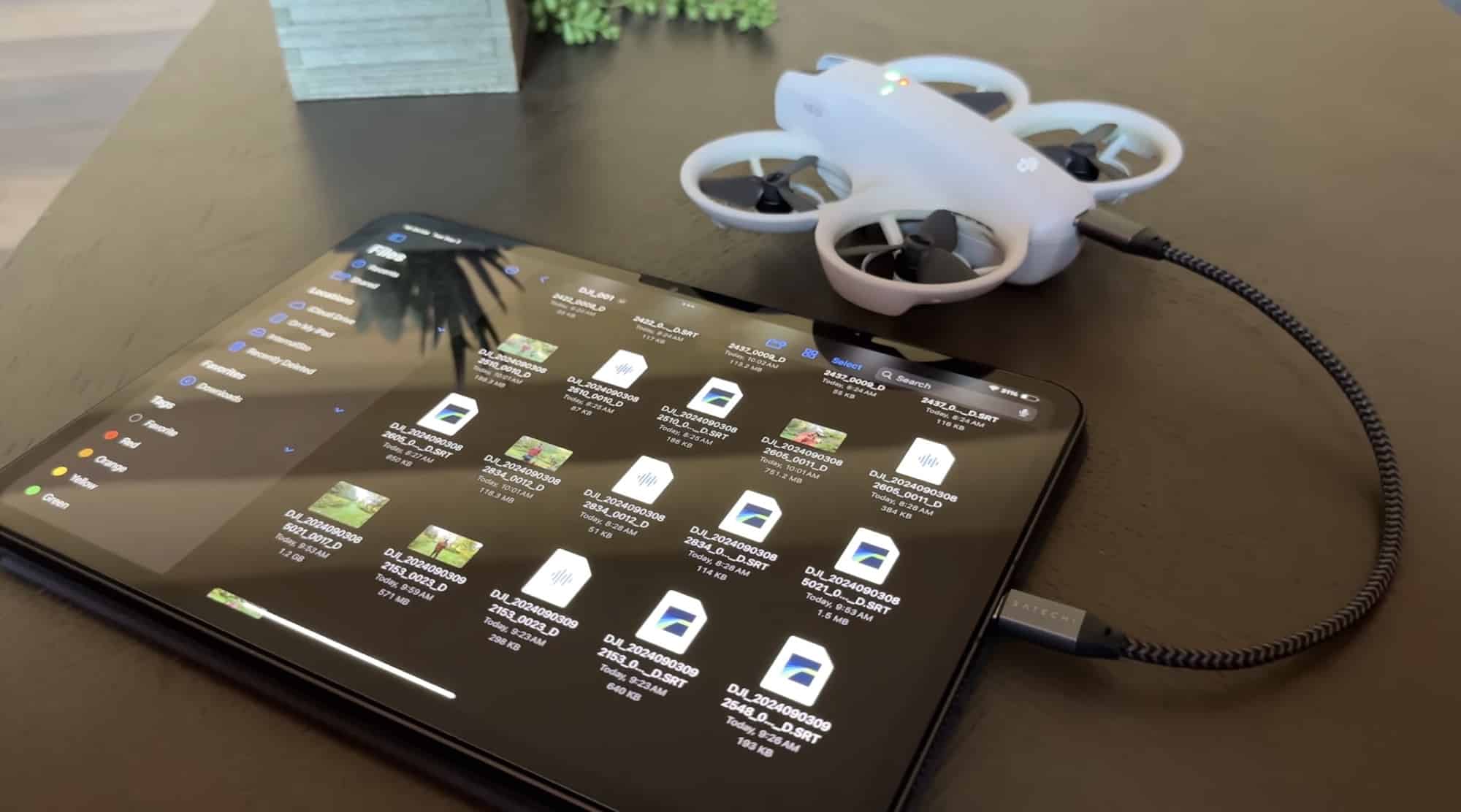Connecting your DJI Neo to an iPad is easy.