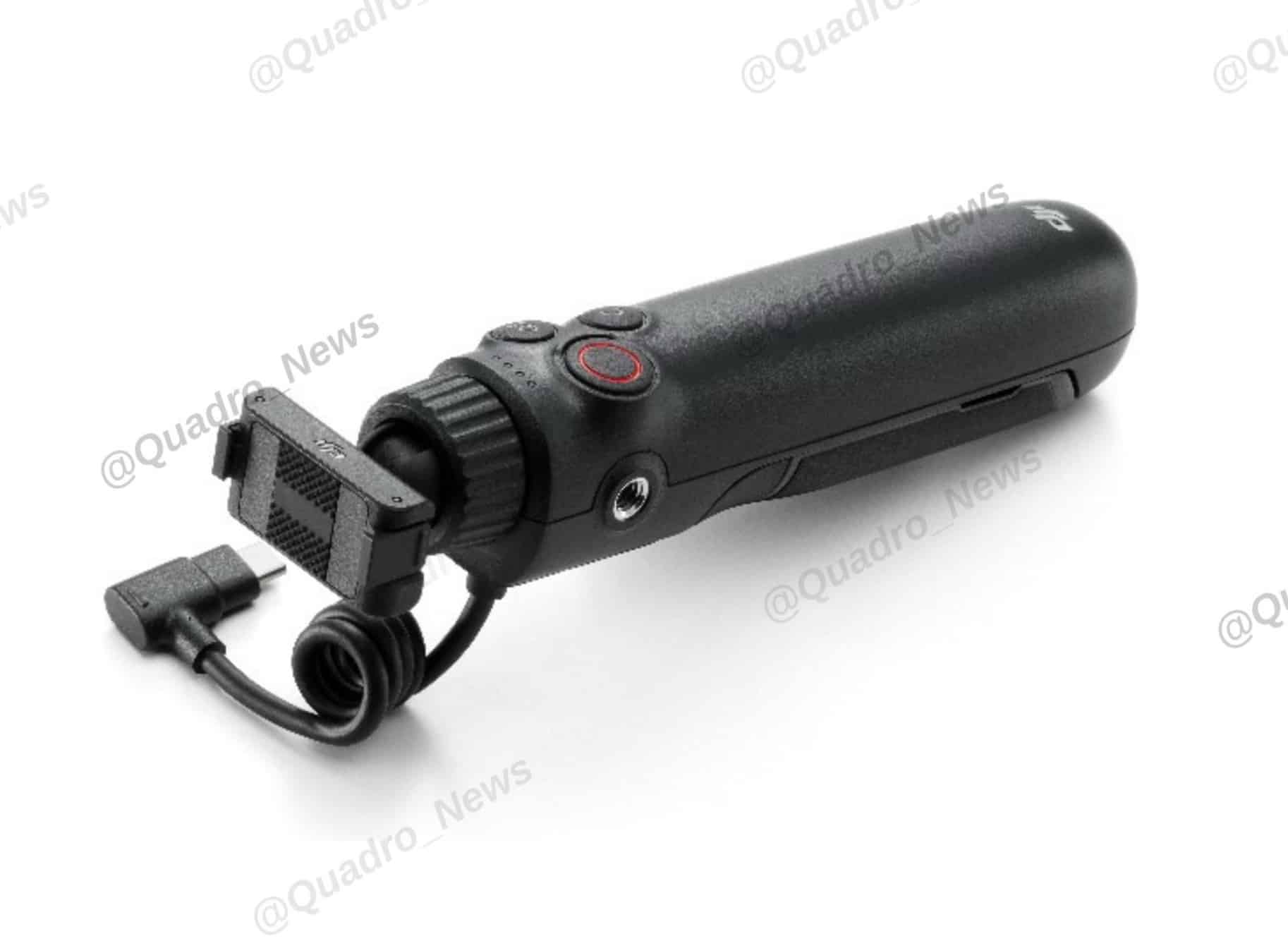 Rear display and control layout of the sleek black Action 5 Pro.