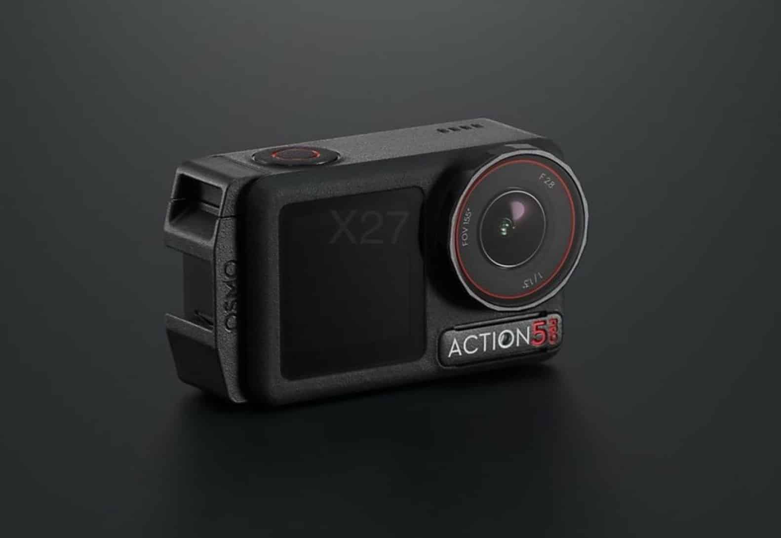 Leaked product shot of the DJI Osmo Action 5 Pro action camera.