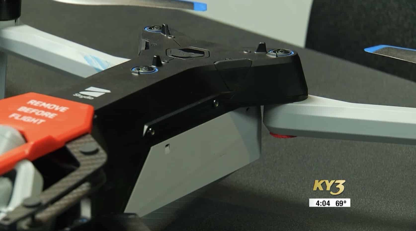 Another view of the drone used for missing person searches in Republic.