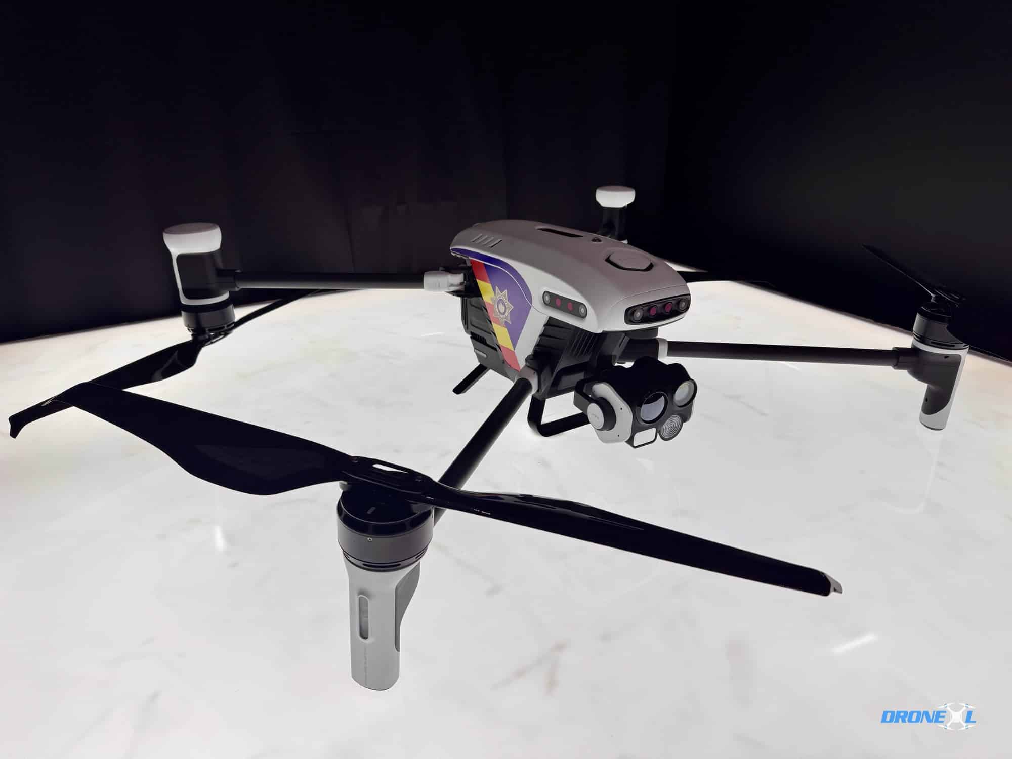 Close look at the Guardian's camera system previewed by BRINC.