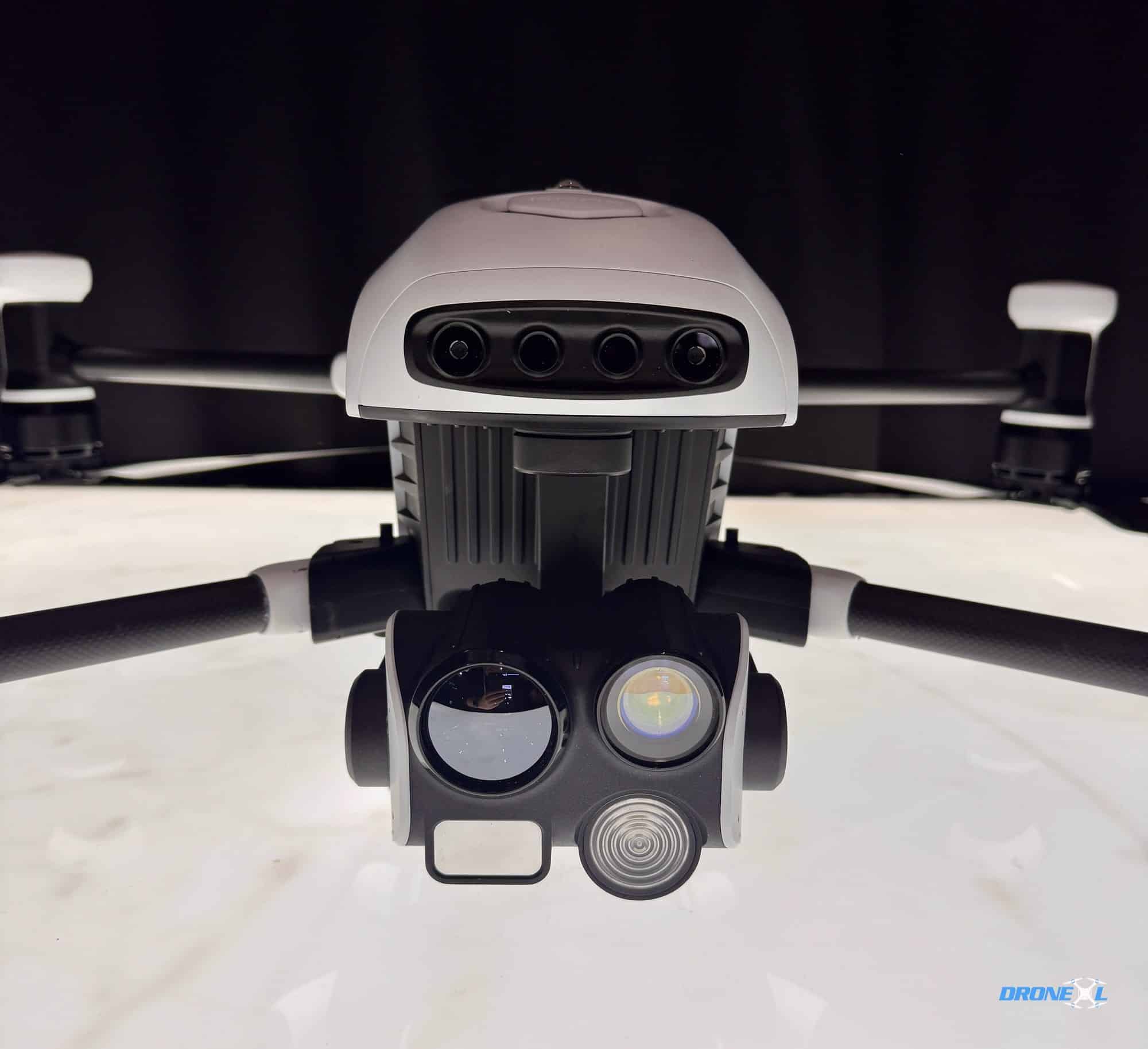 The BRINC Guardian drone on display at IACP Boston 2024.
