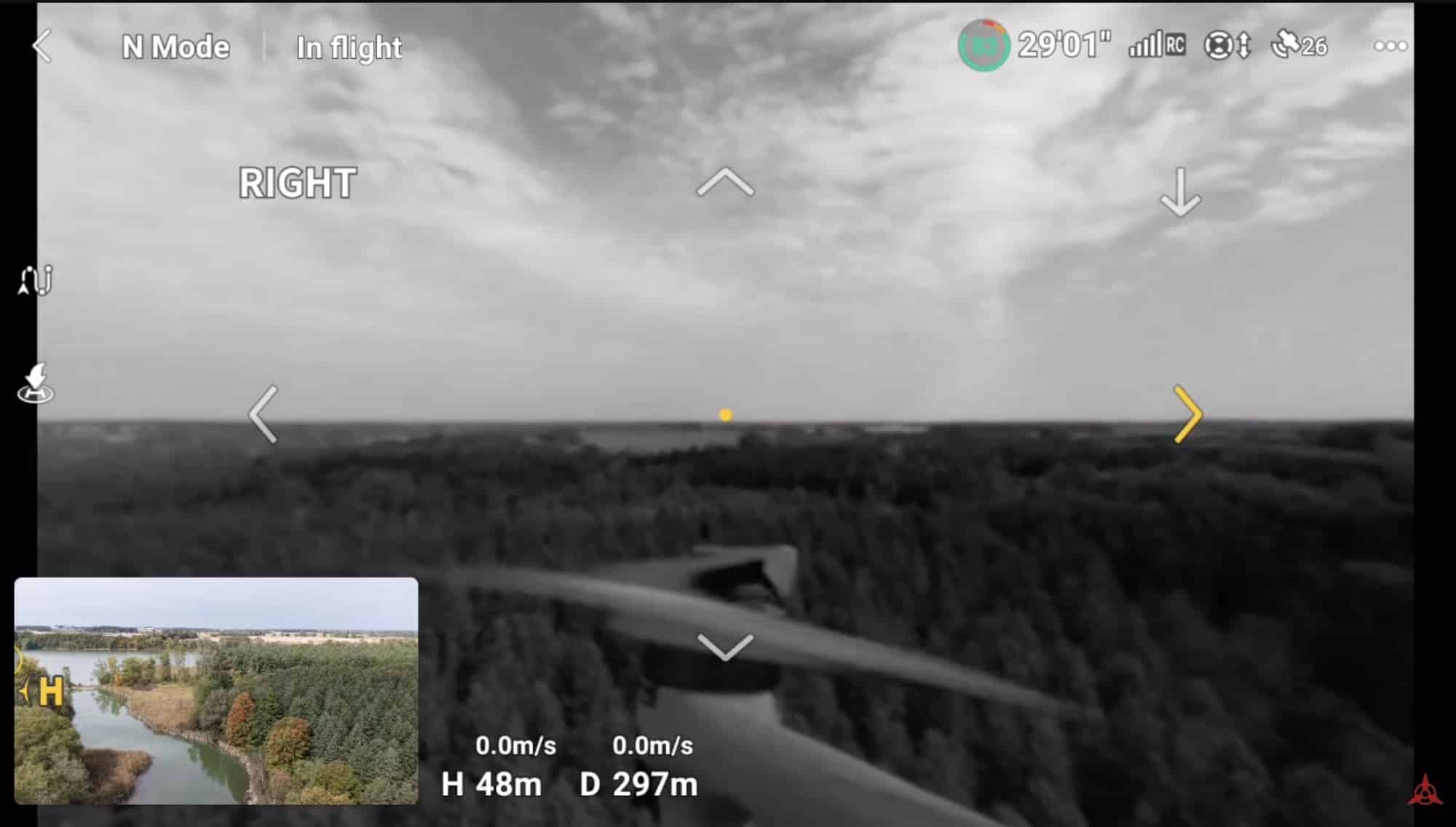 Vision Assist 2.1 on the Air 3S with the AR drone shadow for precise landing.