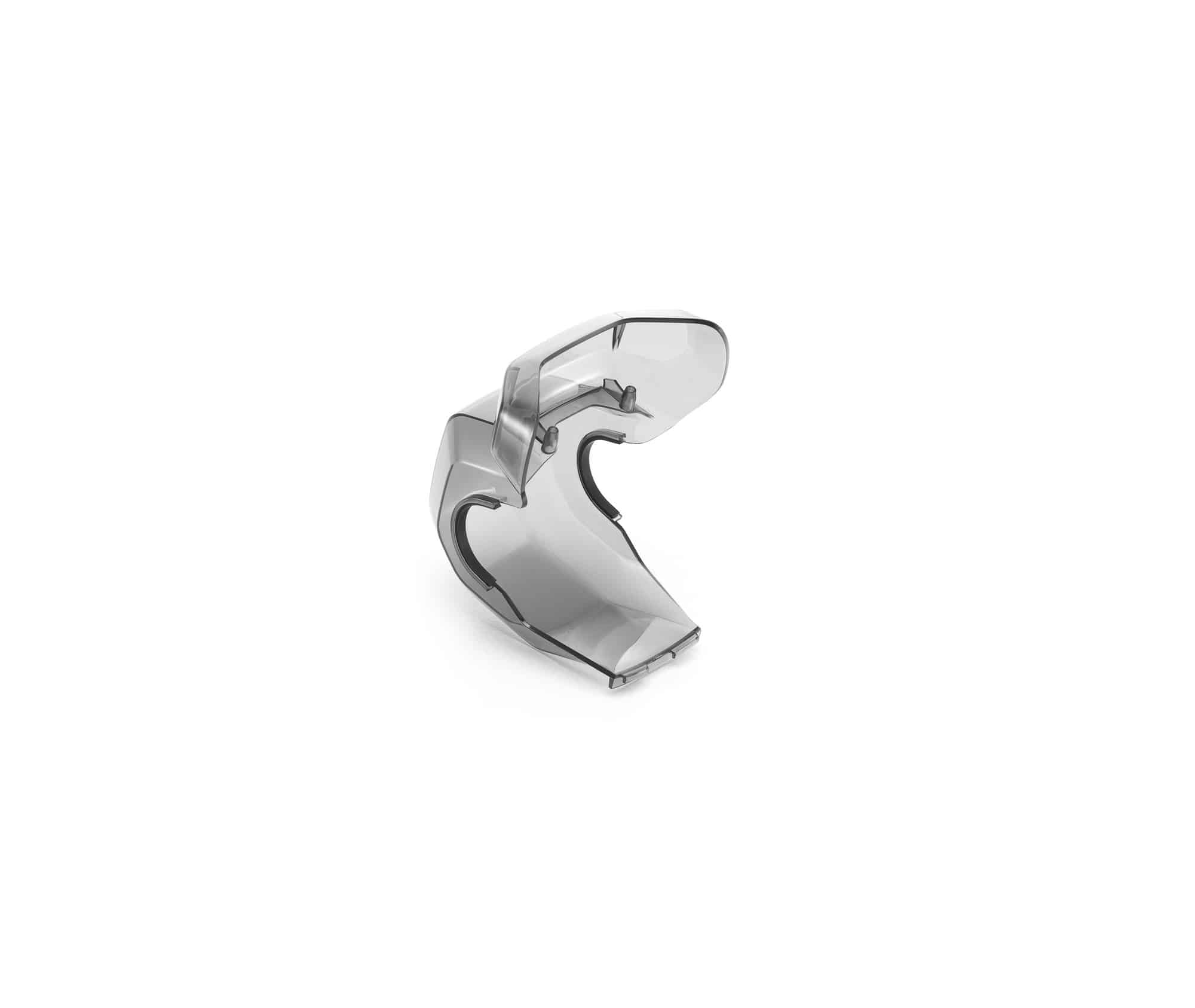 Clear plastic gimbal protector for the Air 3S camera, shown on white.