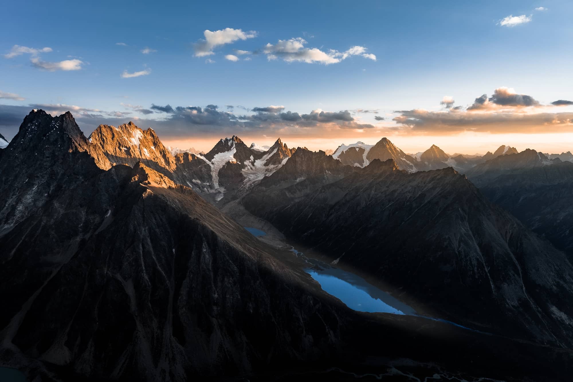 Shot on DJI Air 3S: Mountains 24mm Aerial Photo or Drone Photo