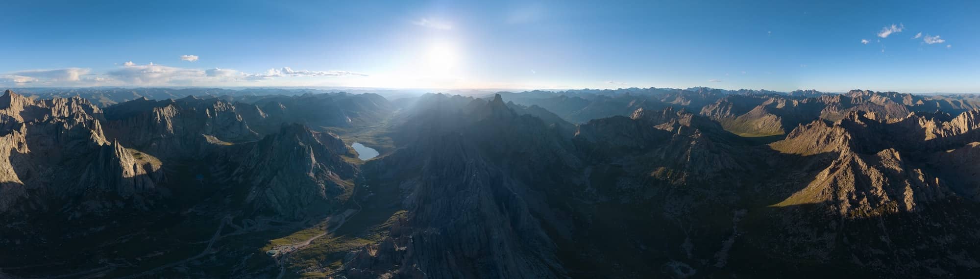 Shot on DJI Air 3S: free panorama