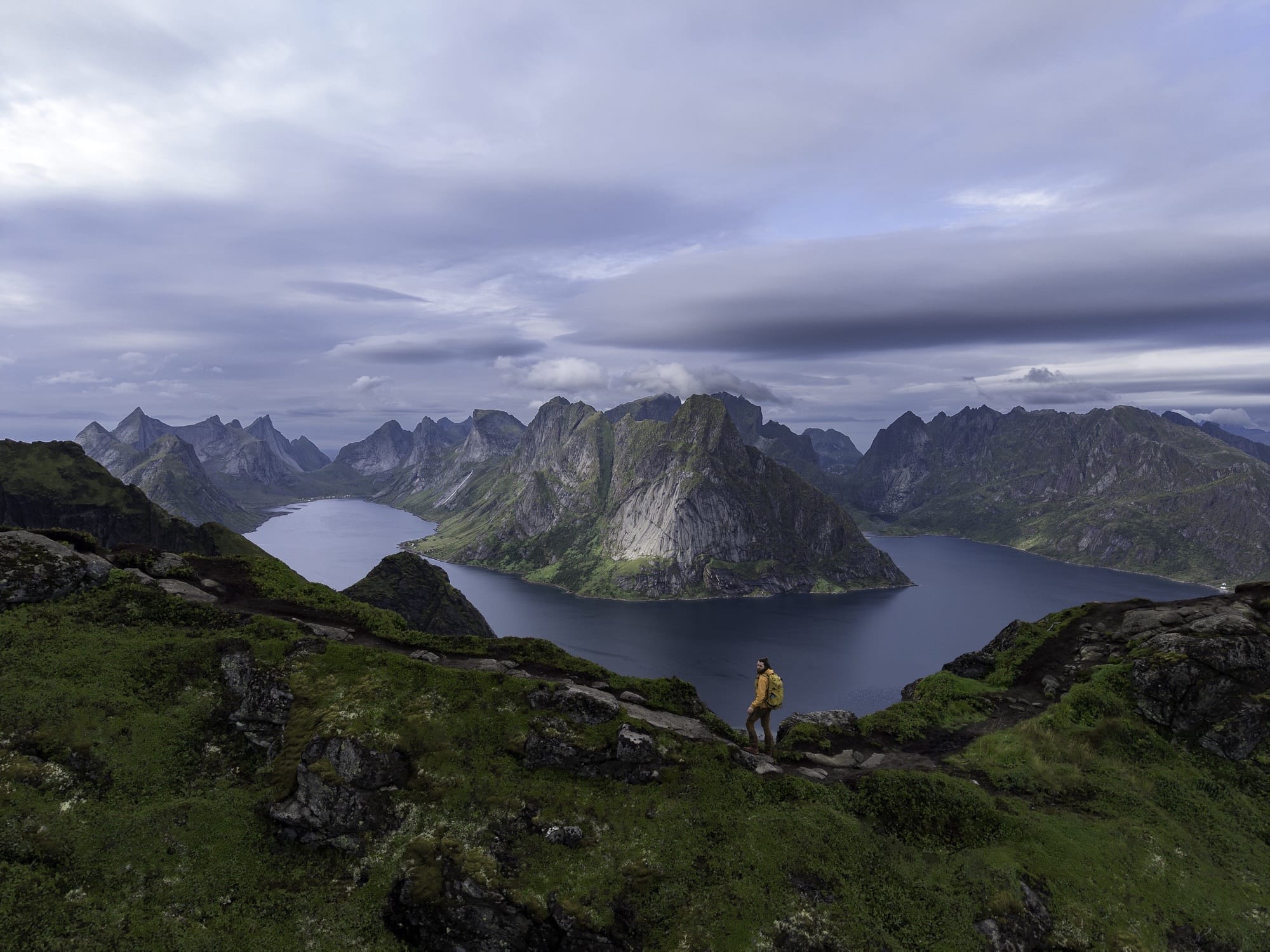 Shot on DJI Air 3S: Mountain Range 24 mm