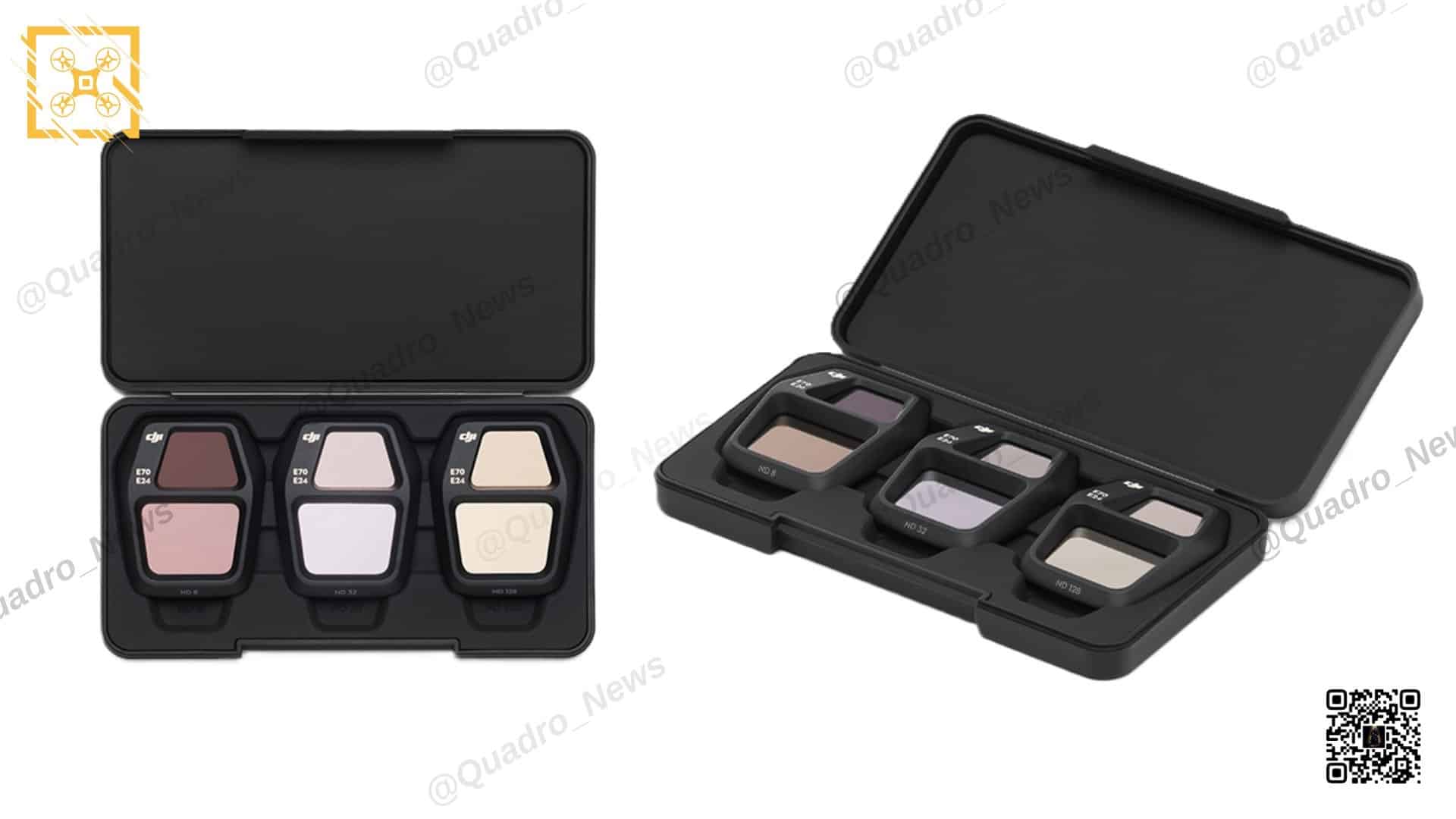 Two ND filter cases opened side by side holding six graduated filters.