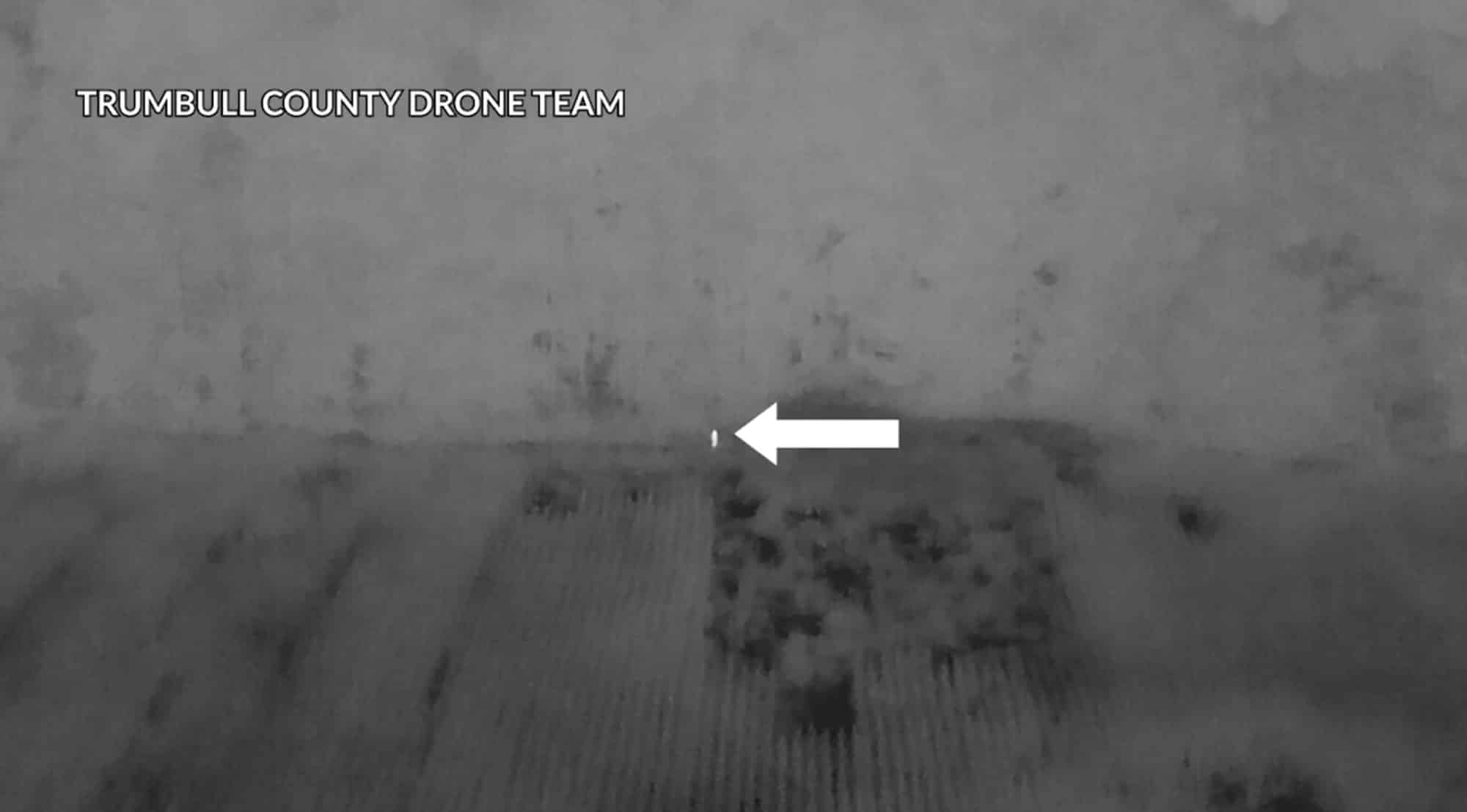 Infrared drone footage of the Newton Township corn field where the woman was found.