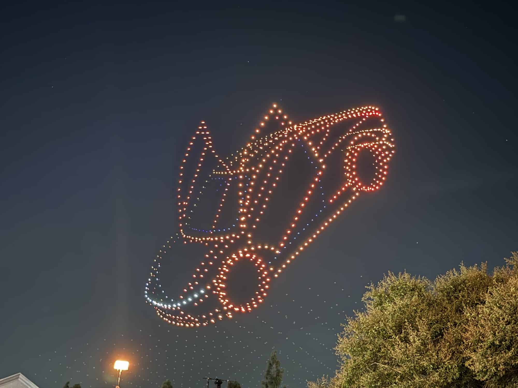 Tesla Wows Crowd with Spectacular Drone Show at "We, Robot" Event