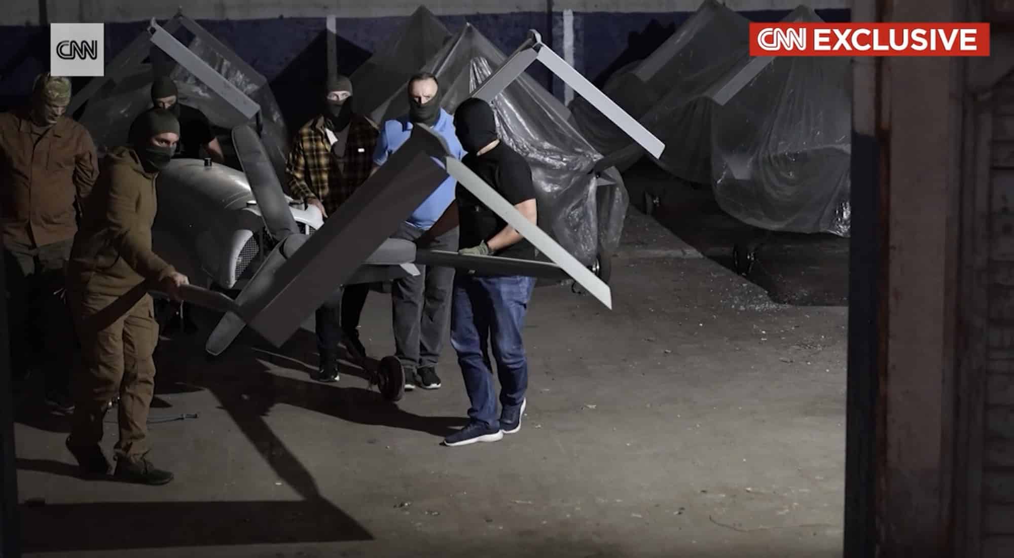 GUR operators preparing long-range attack drones ahead of the Kotluban depot strike.