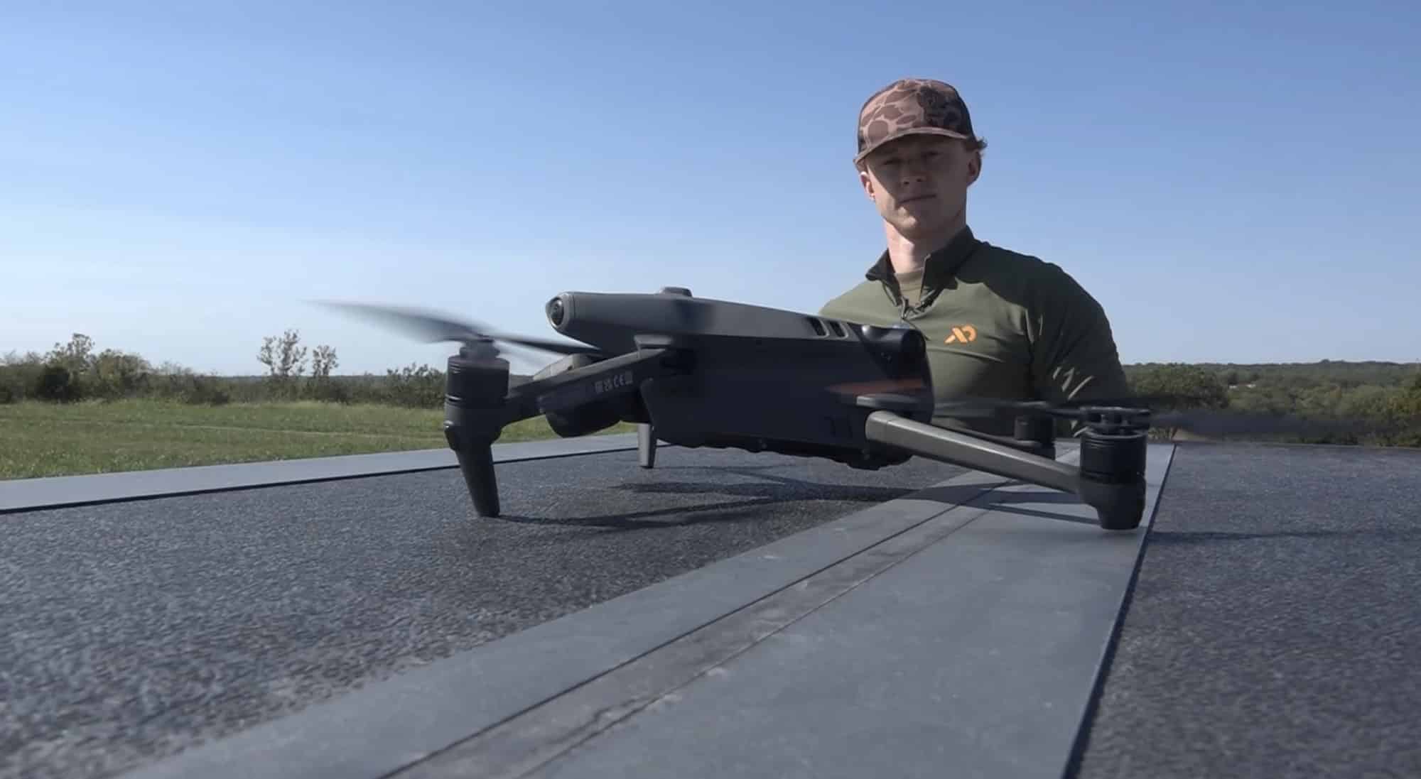 Another thermal capture from a Missouri drone deer recovery flight.