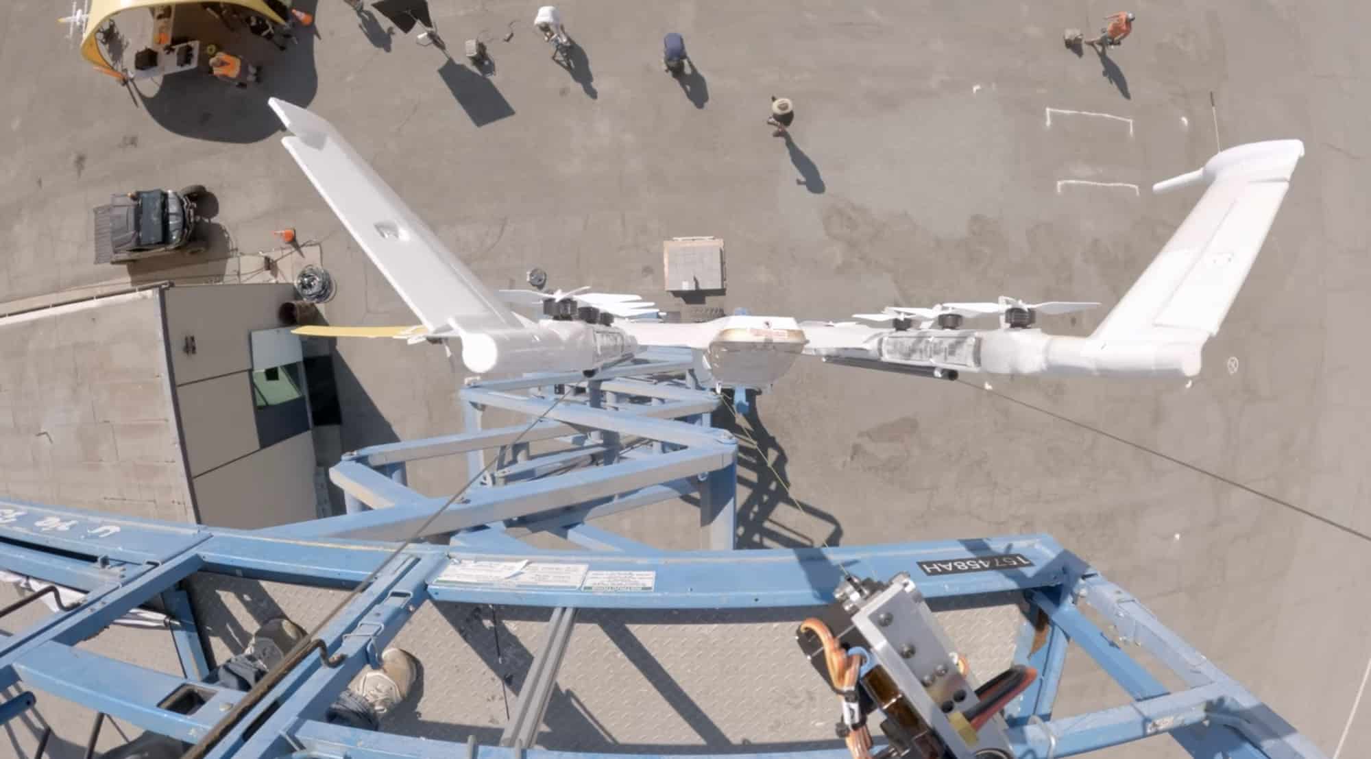 The moment a Wing airframe strikes the test surface, filmed in slow motion.