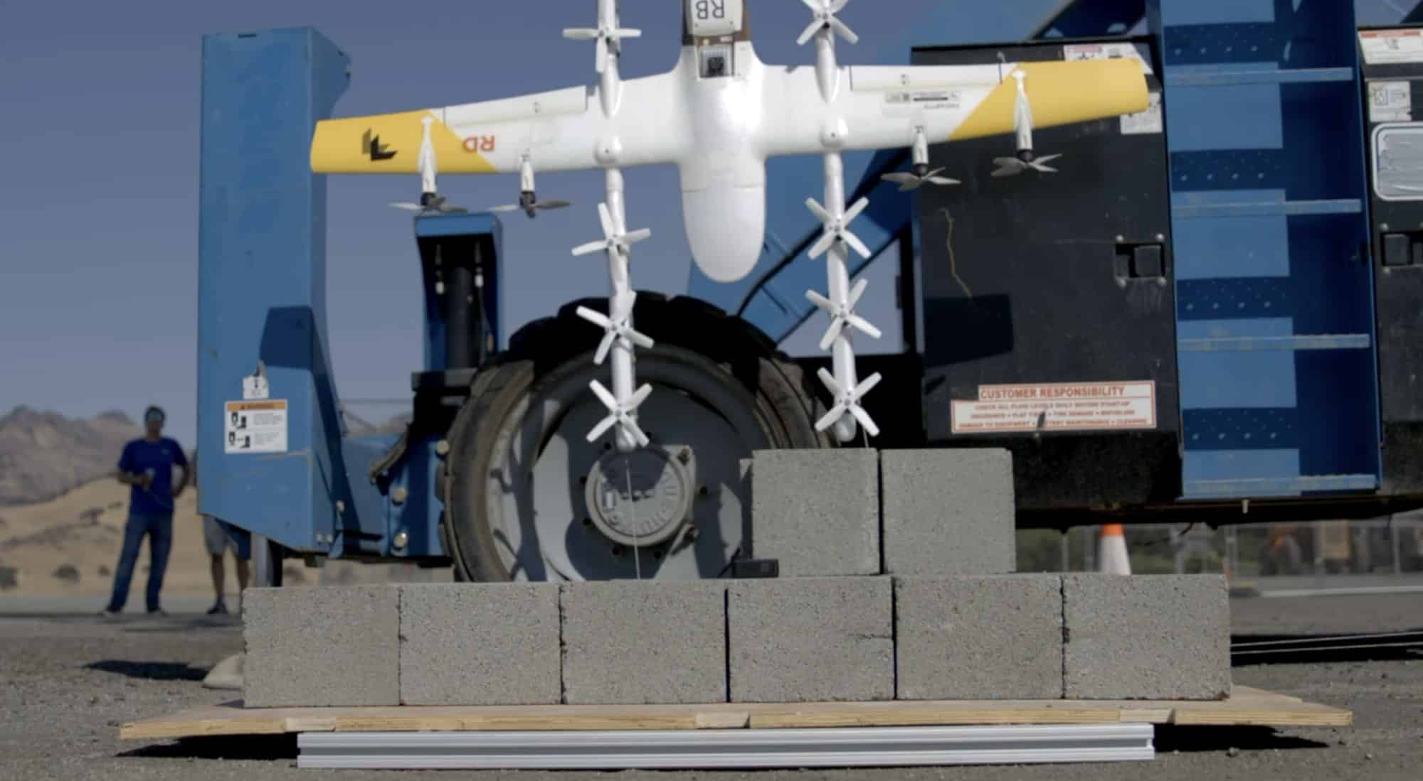 Frangible components breaking away from the Wing airframe exactly as engineered.