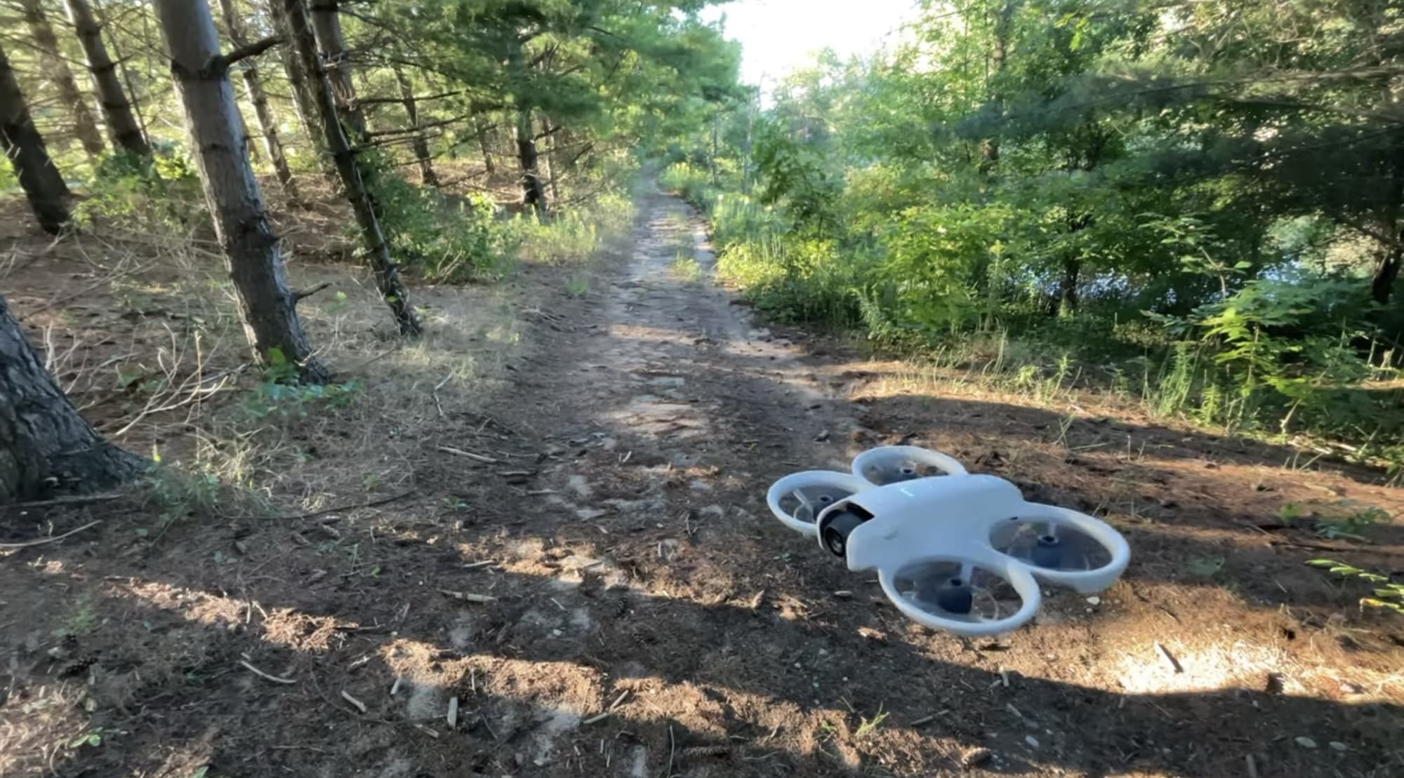 Still from the audio demo shot with the Neo and a DJI Mic 2.