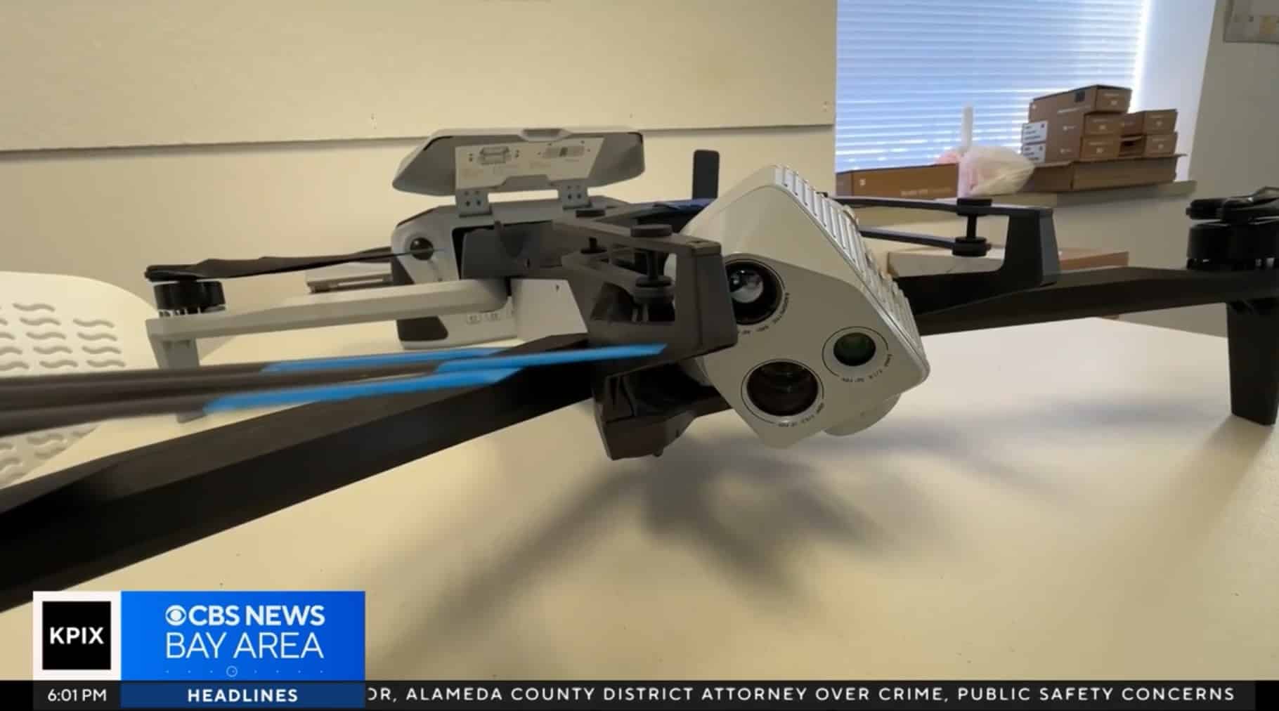 Skydio X10 drone flown by the San Francisco Police Department.