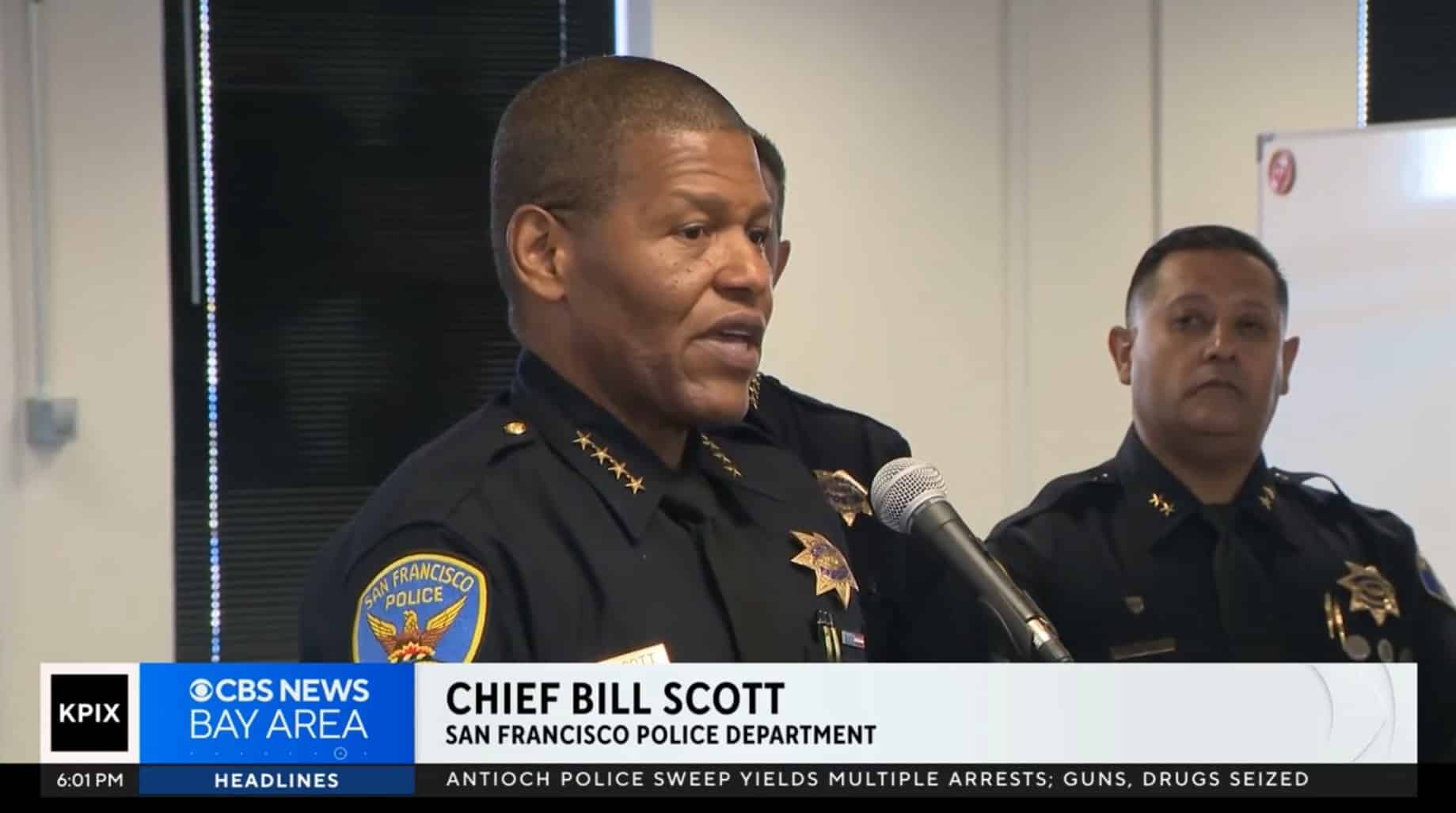 SFPD Chief Bill Scott speaking about the drone as first responder program.