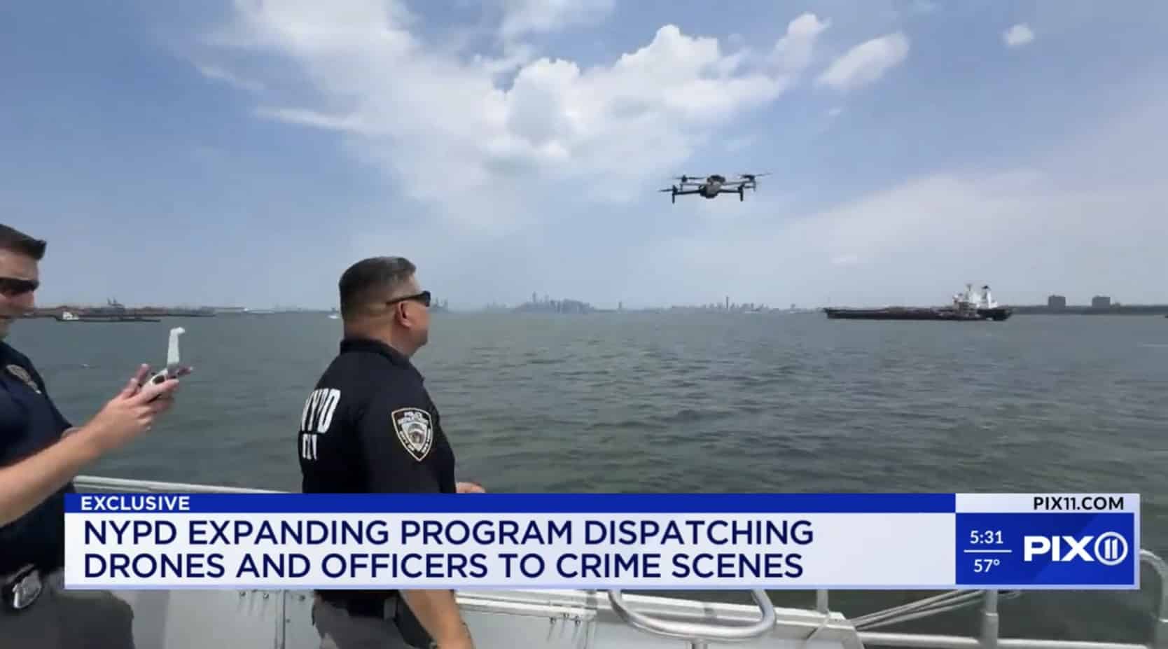 The Joint Operations Center where 911 calls reach drone operators alongside dispatchers.