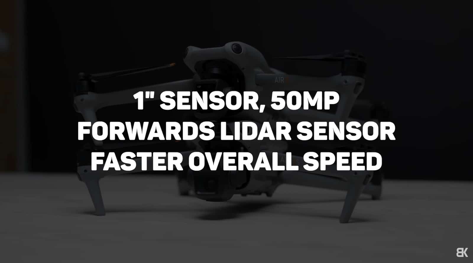 The Air 3S main camera with its 1-inch sensor beside the telephoto lens.