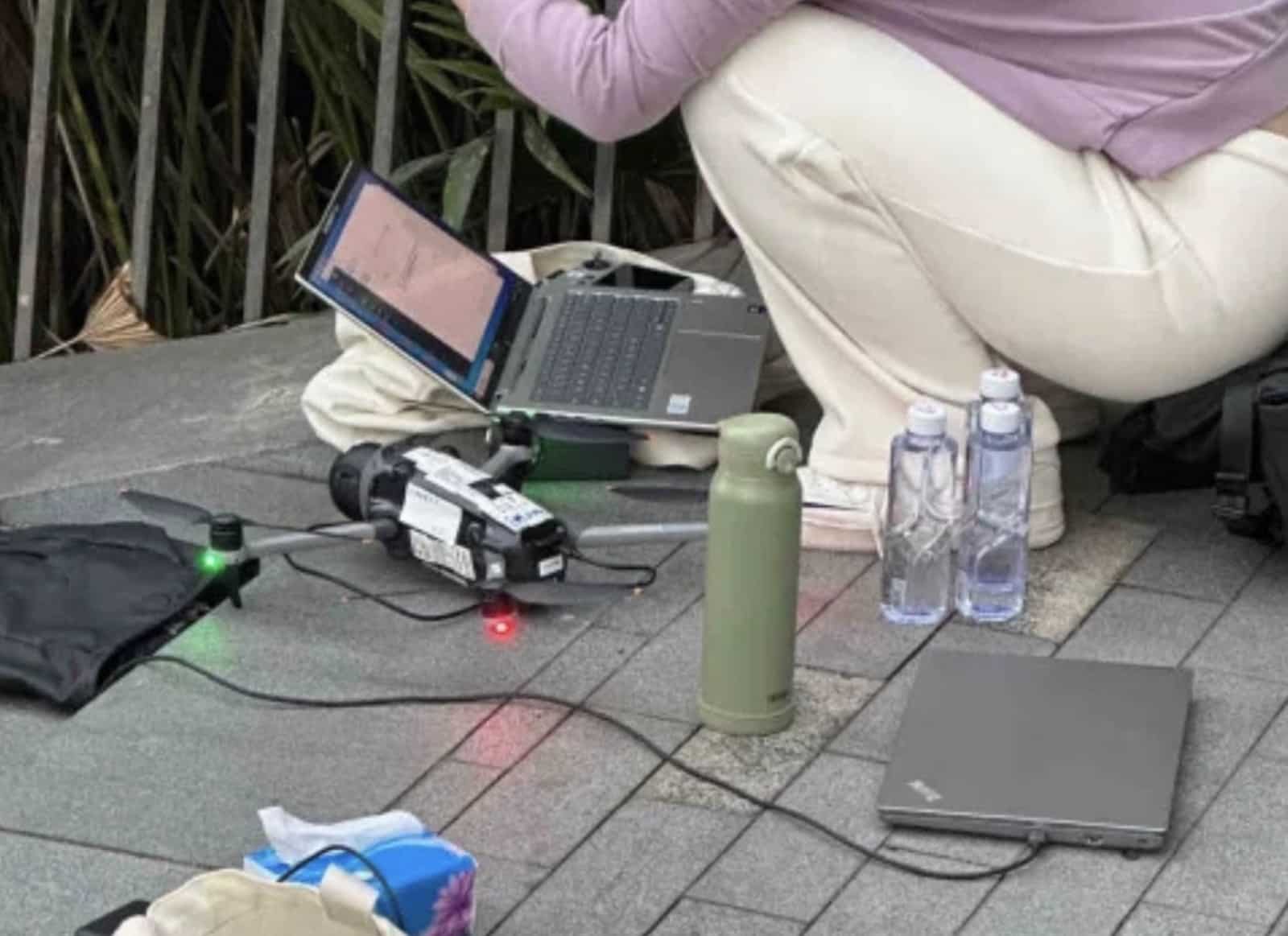 The leaked Mavic 4 Pro prototype, whose FCC filing points to a launch within weeks.