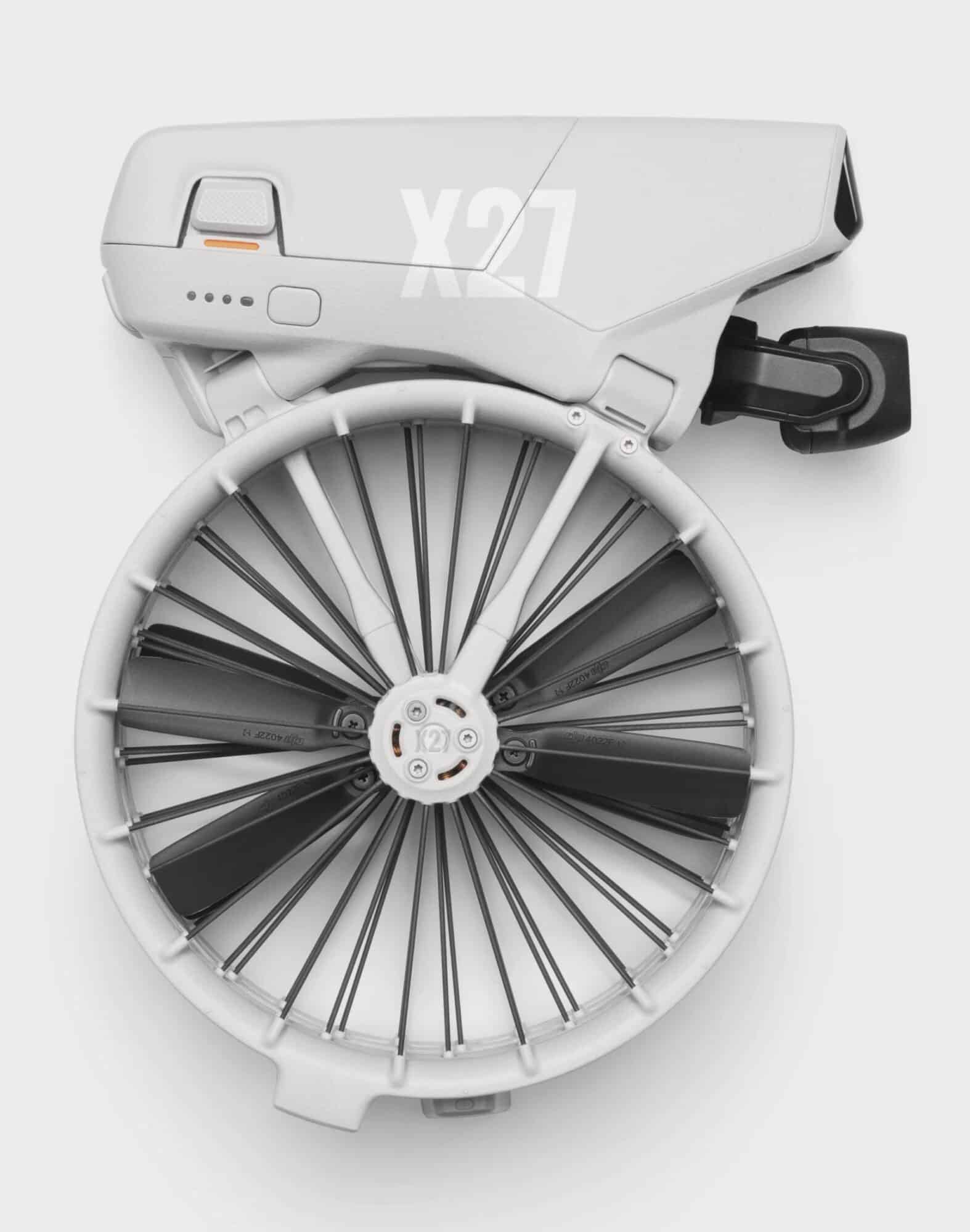 Leaked image of the lightweight DJI Flip drone with enclosed propellers.
