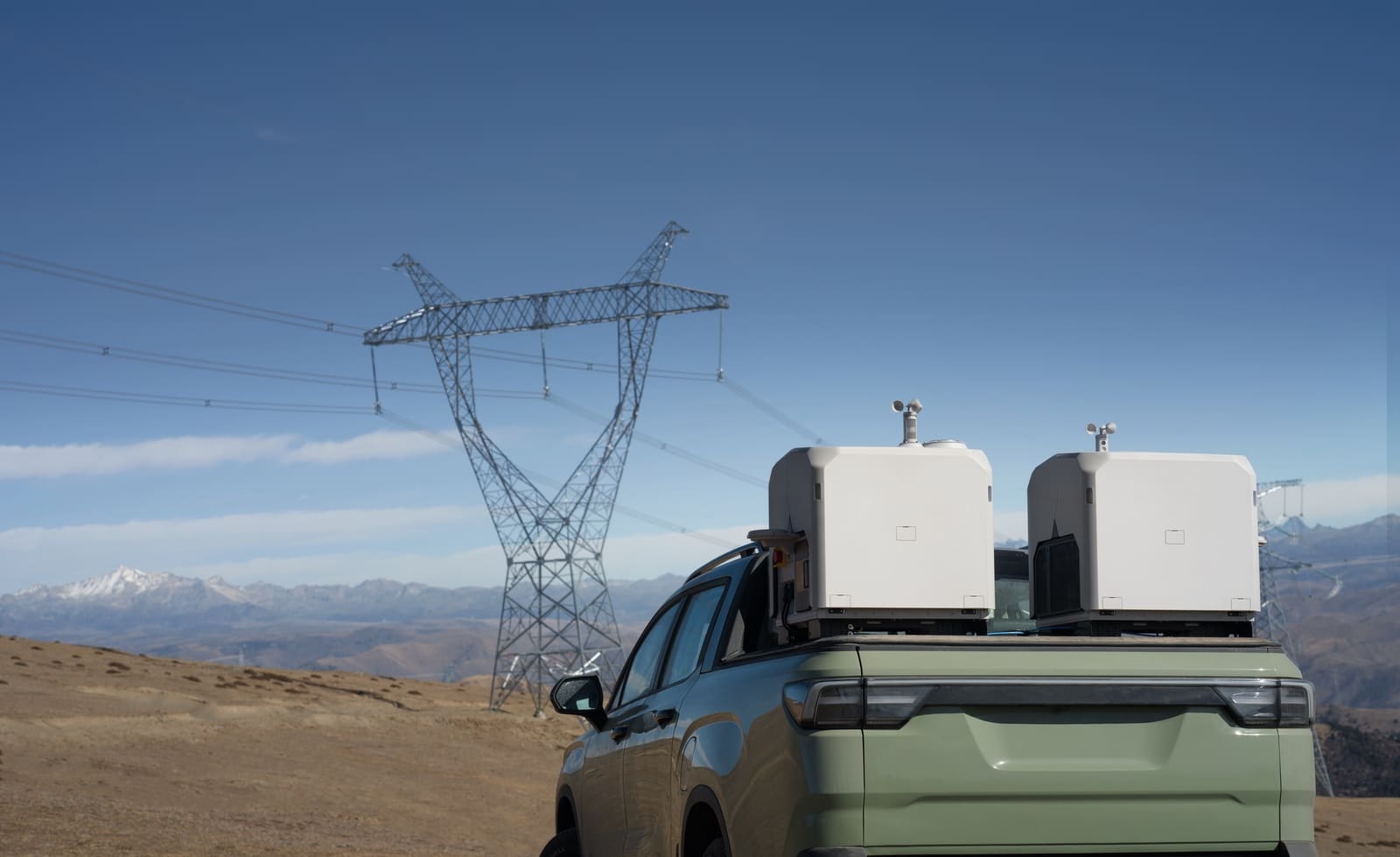 The Dock 3 mounted on a vehicle so crews can reposition drone operations quickly.