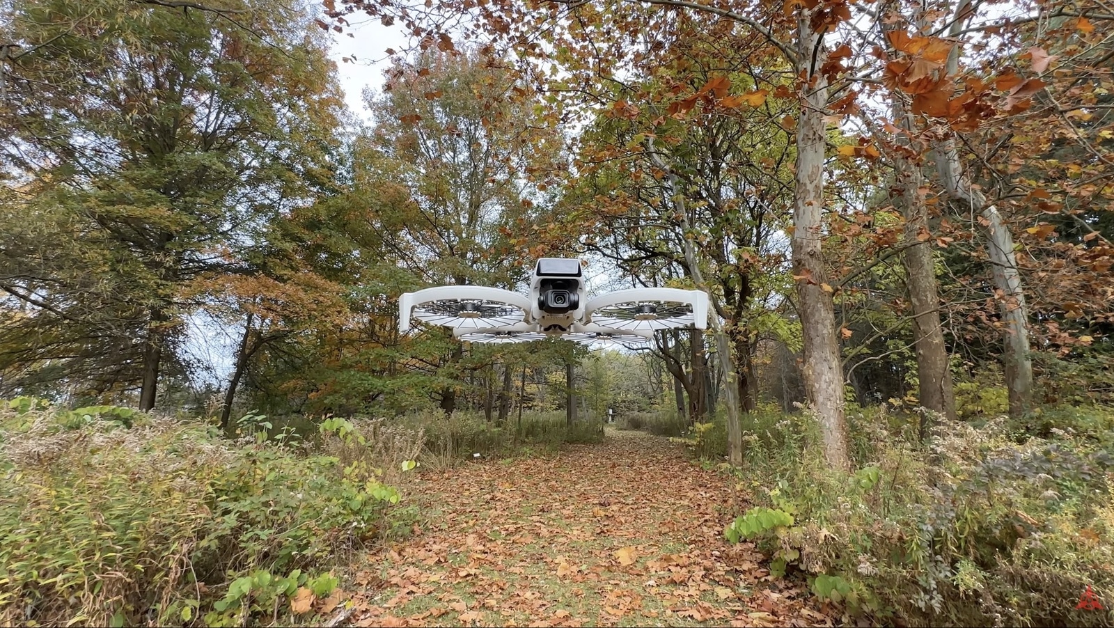 DJI Flip compact drone shown in the Air Photography beginners guide video.