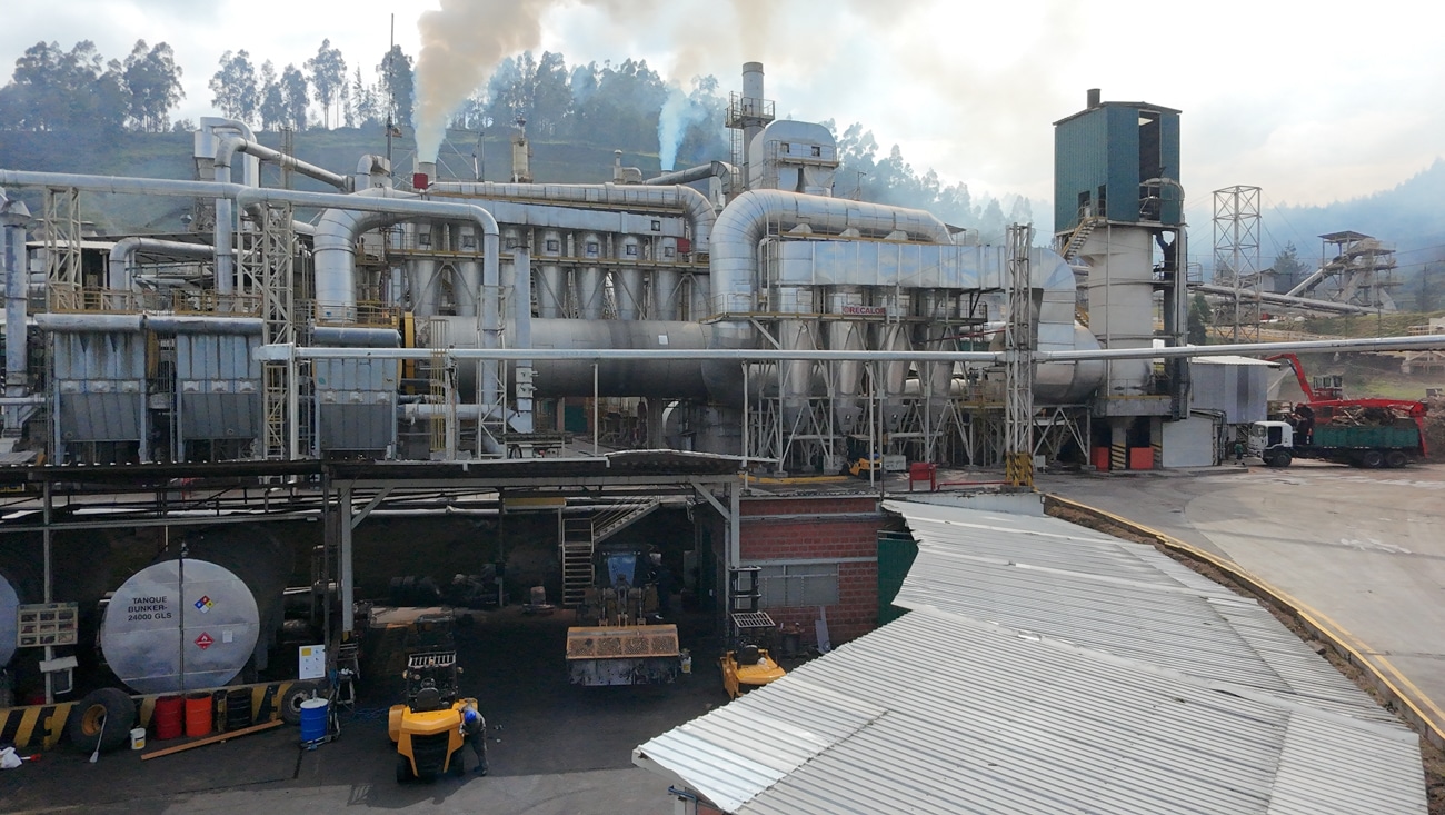 Novopan industries in Pifo, Ecuador